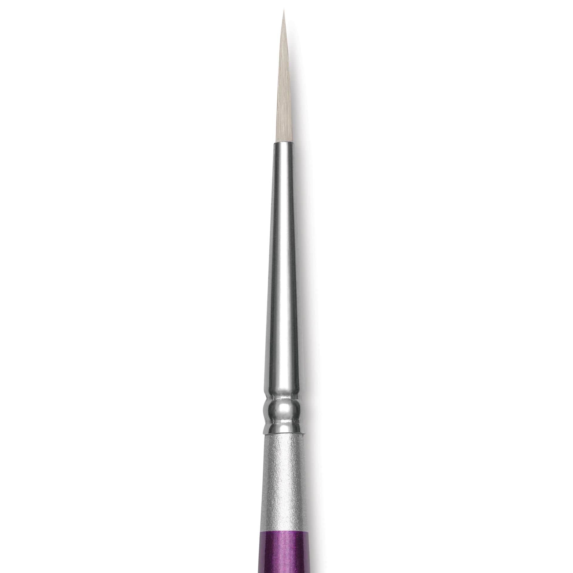 Silver Brush Silver Silk 88 Synthetic Brush - Short Handle, Ultra Round, Size 2, close-up