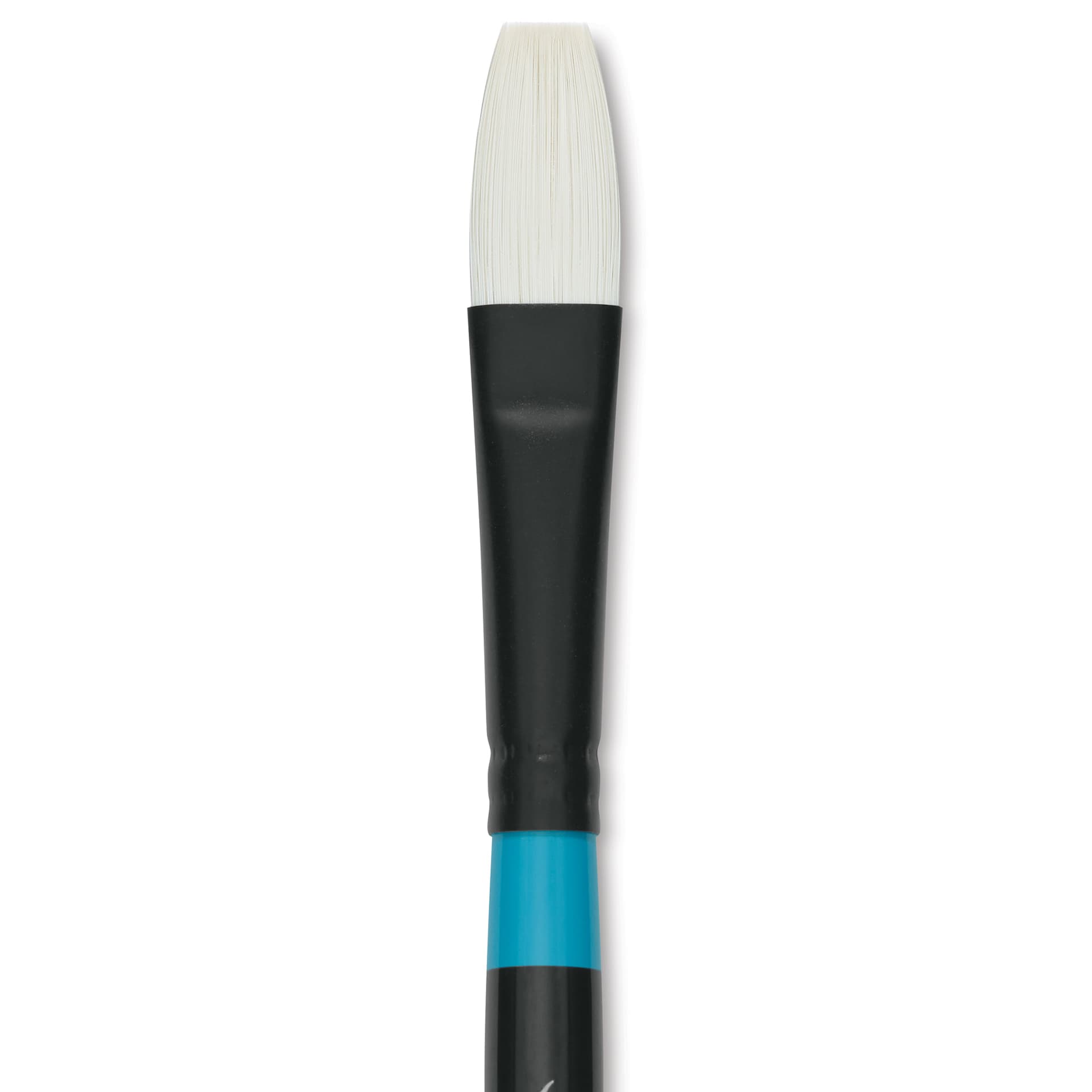 Princeton Aspen Synthetic Brush - Short Handle, Flat, Size 6, close-up