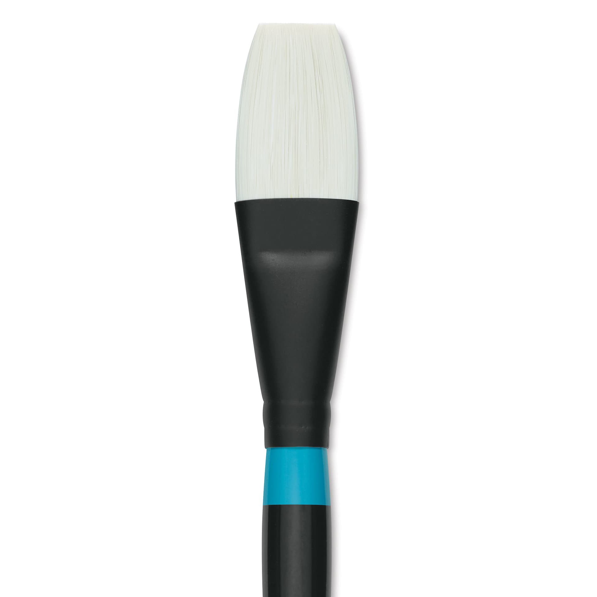 Princeton Aspen Synthetic Brush - Short Handle, Flat, Size 12, close-up
