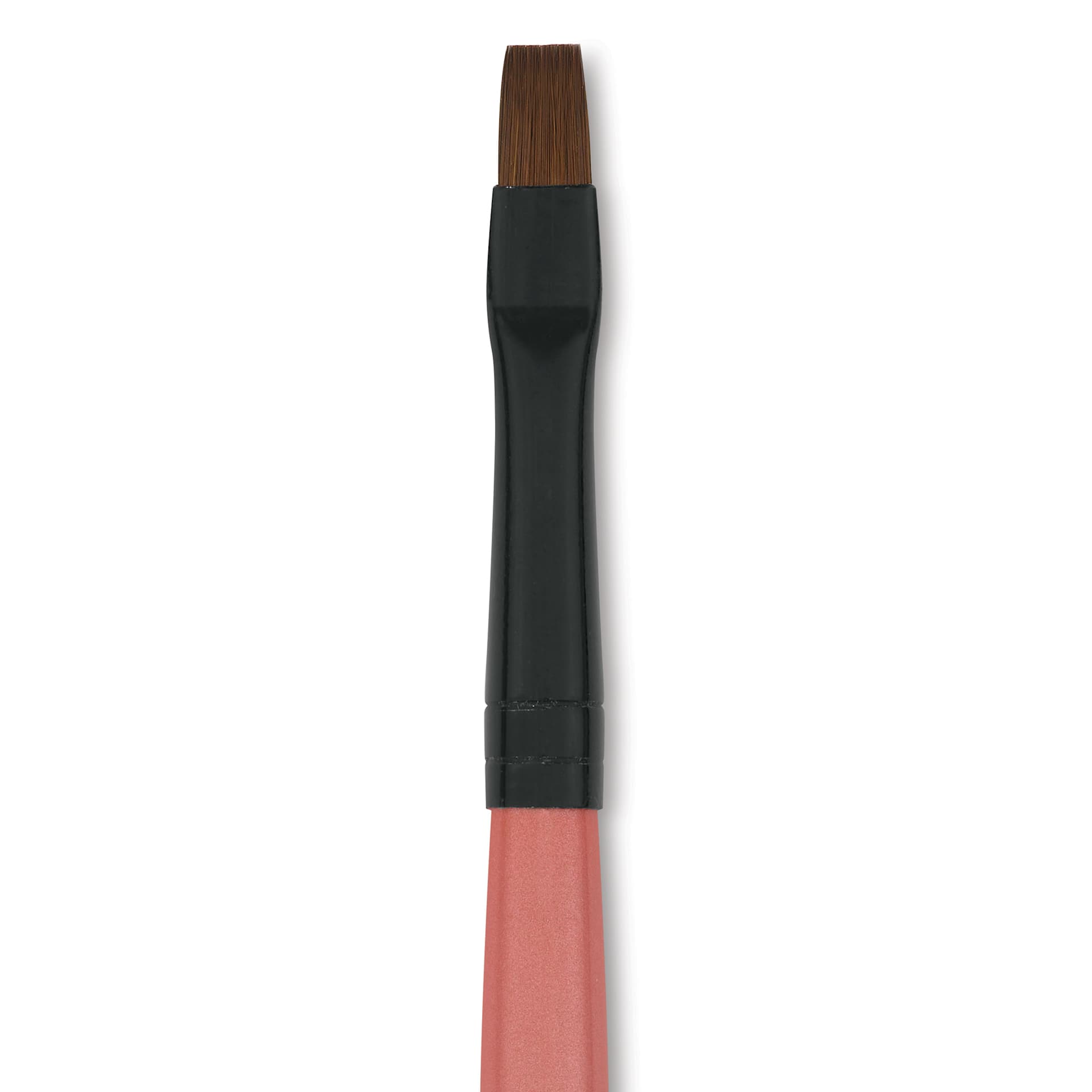 Dynasty Water Lily Watercolor Brush - Short Handle, Bright, Size 4, close-up