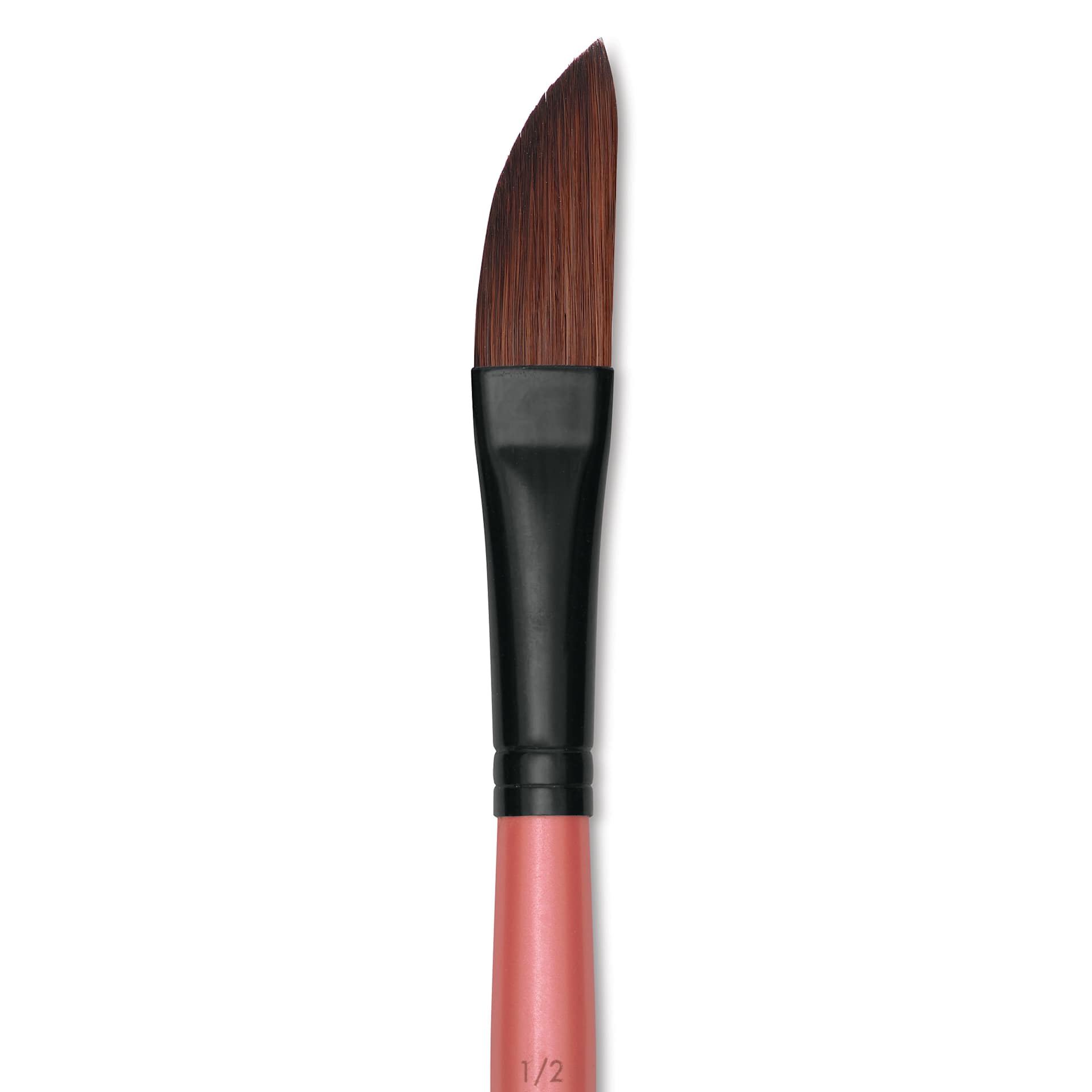 Dynasty Water Lily Watercolor Brush - Short Handle, Dagger, Size 1/2", close-up
