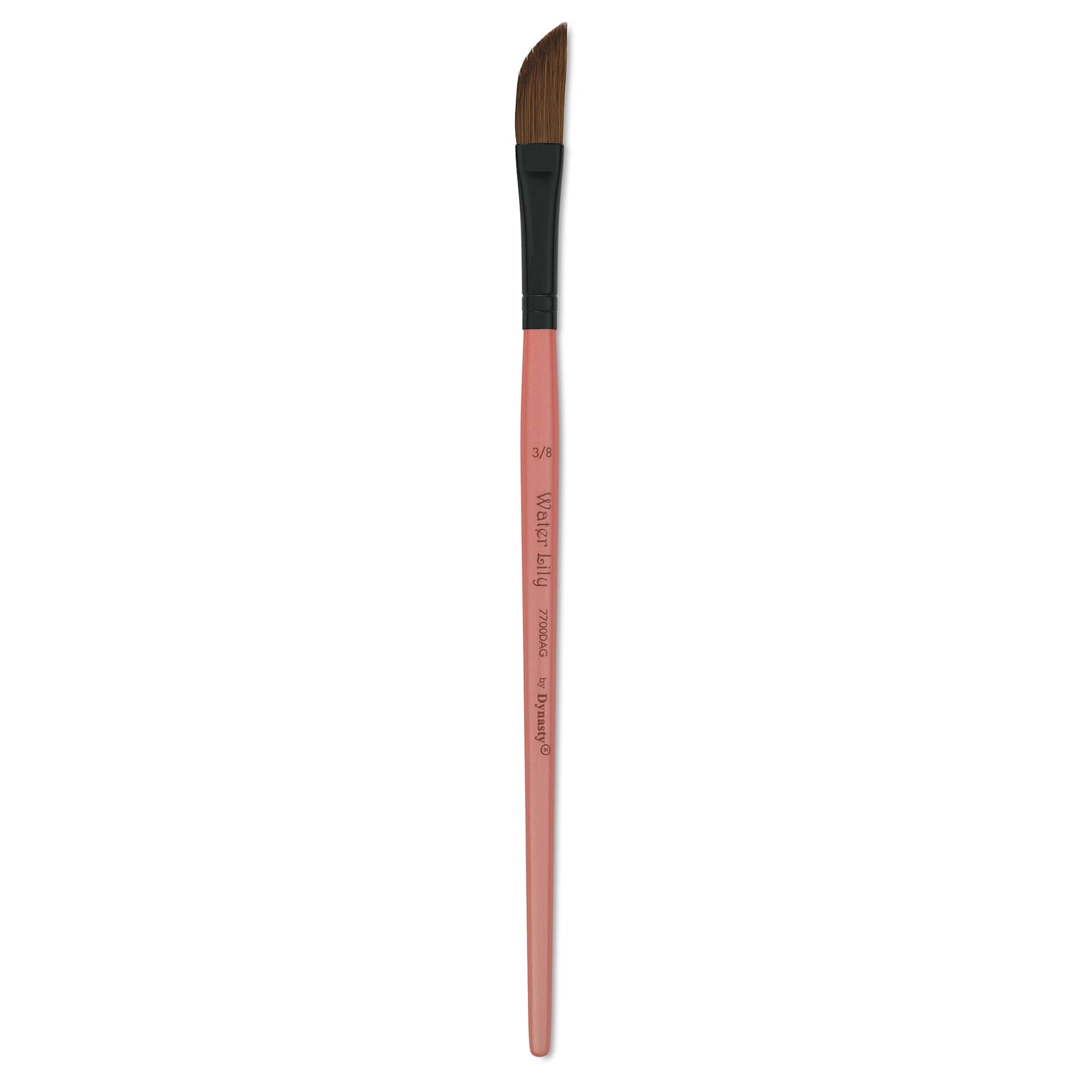 Dynasty Water Lily Watercolor Brush - Short Handle, Dagger, Size 3/8"