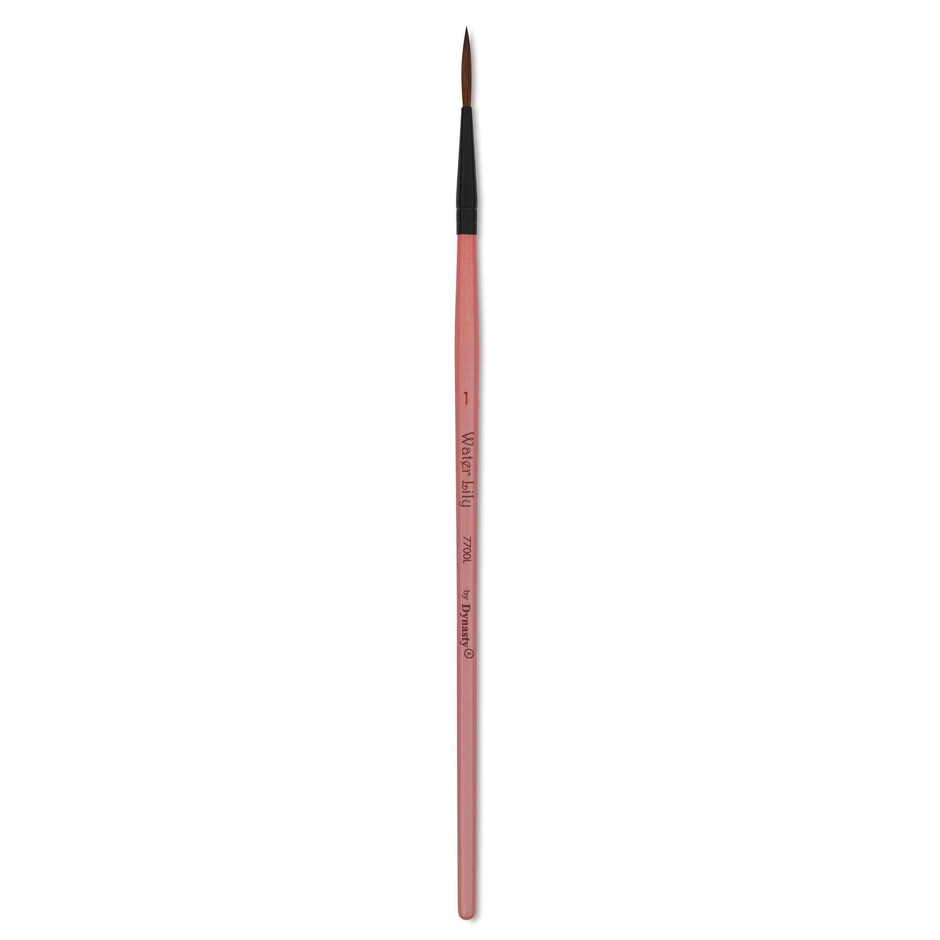 Dynasty Water Lily Watercolor Brush - Short Handle, Liner, Size 1