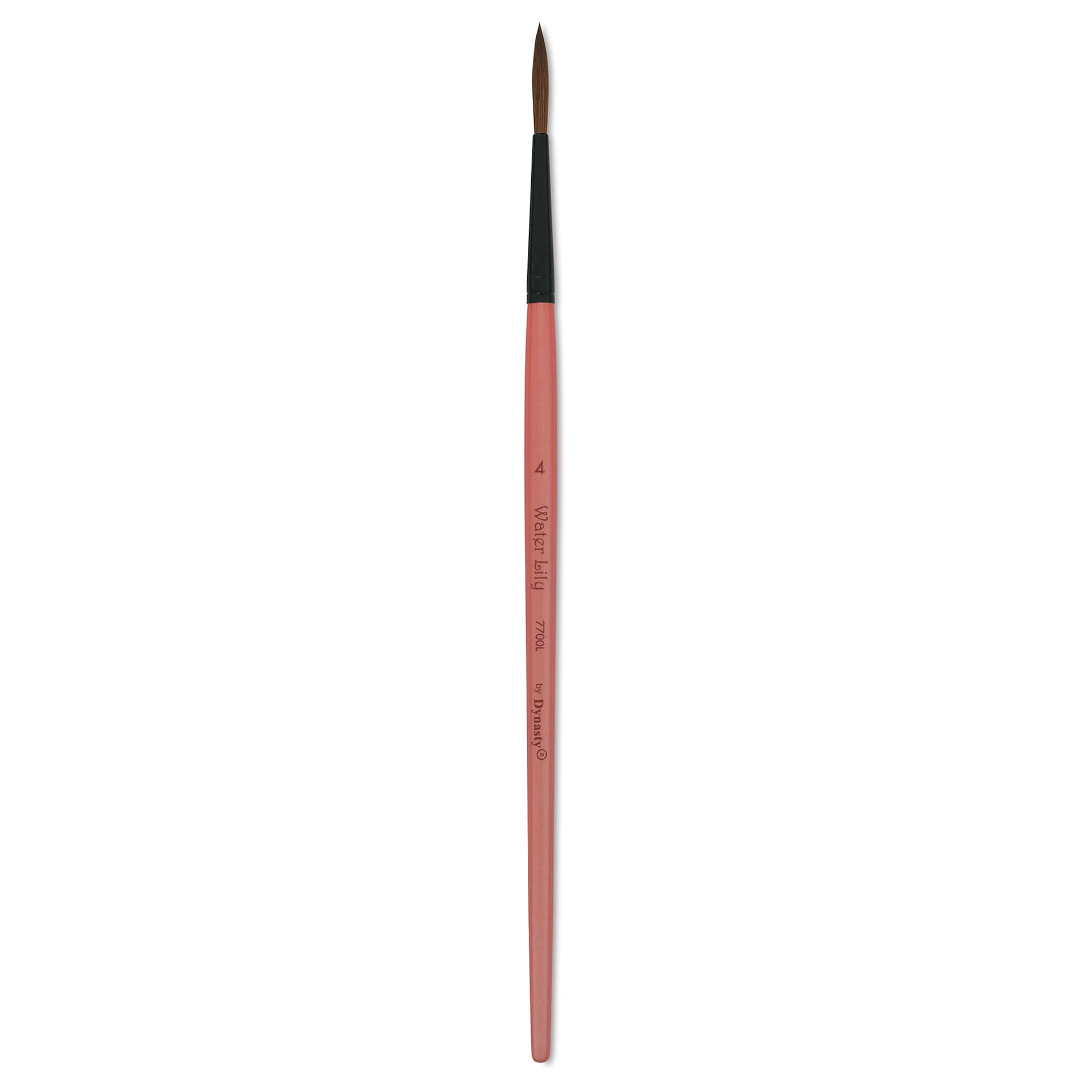 Dynasty Water Lily Watercolor Brush - Short Handle, Liner, Size 4