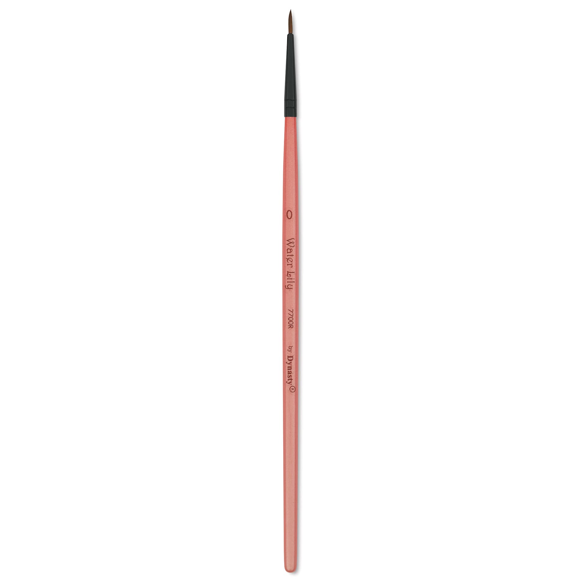 Dynasty Water Lily Watercolor Brush - Short Handle, Round, Size 0