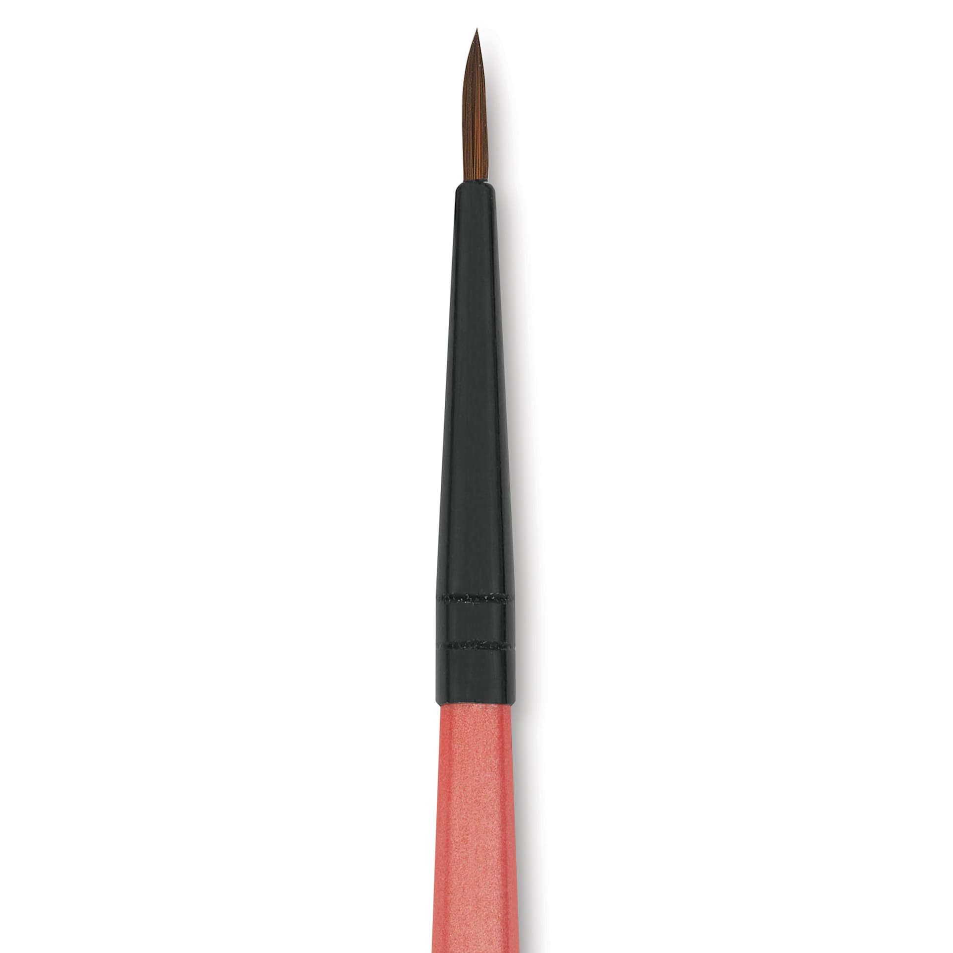 Dynasty Water Lily Watercolor Brush - Short Handle, Round, Size 0, close-up