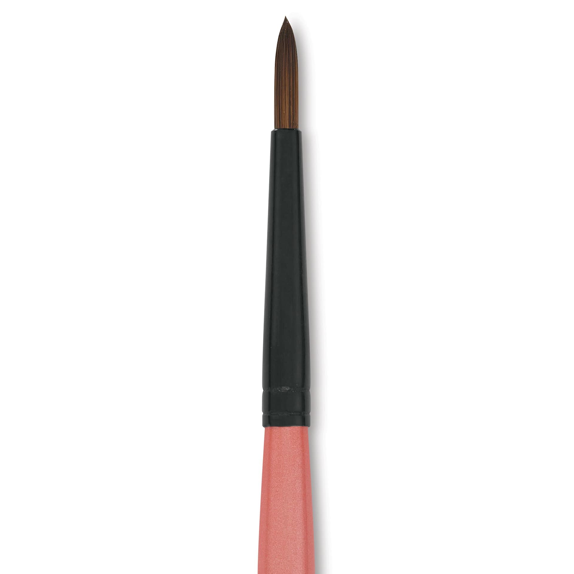 Dynasty Water Lily Watercolor Brush - Short Handle, Round, Size 3, close-up