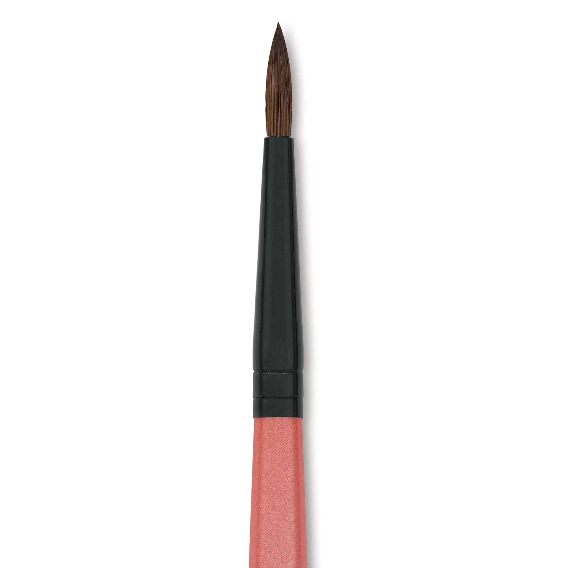 Dynasty Water Lily Watercolor Brush - Short Handle, Round, Size 4, close-up