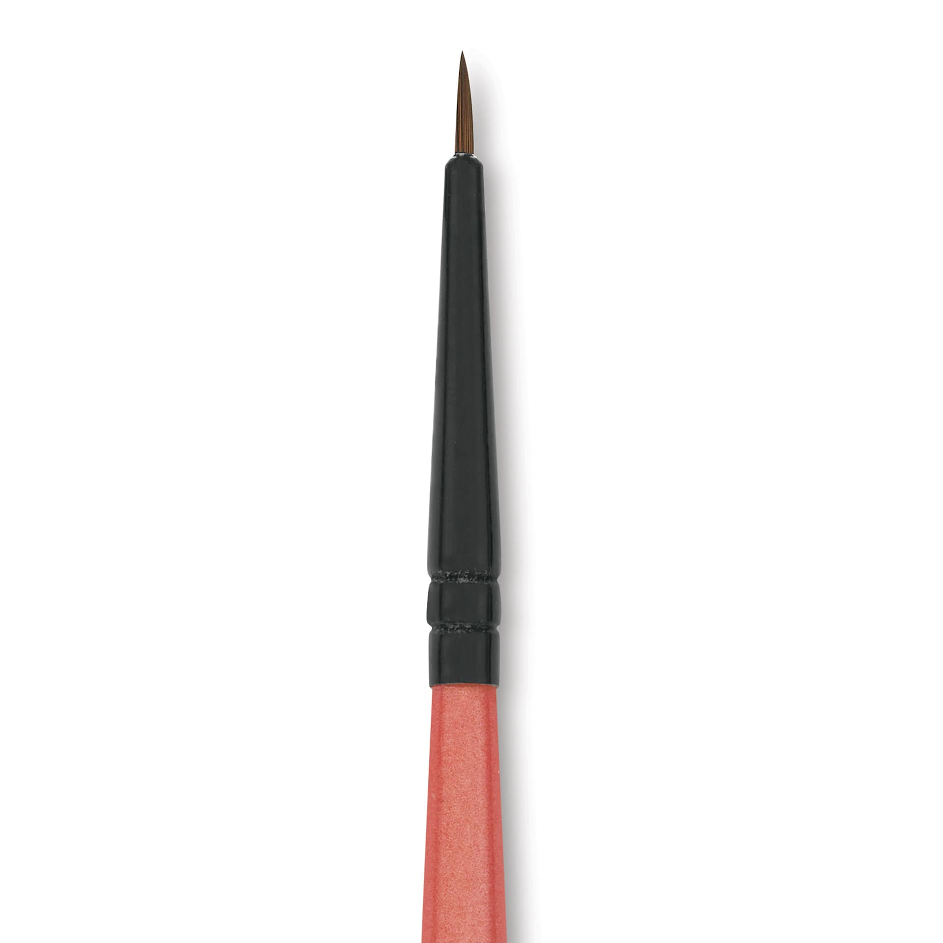 Dynasty Water Lily Watercolor Brush - Short Handle, Round, Size 3/0, close-up