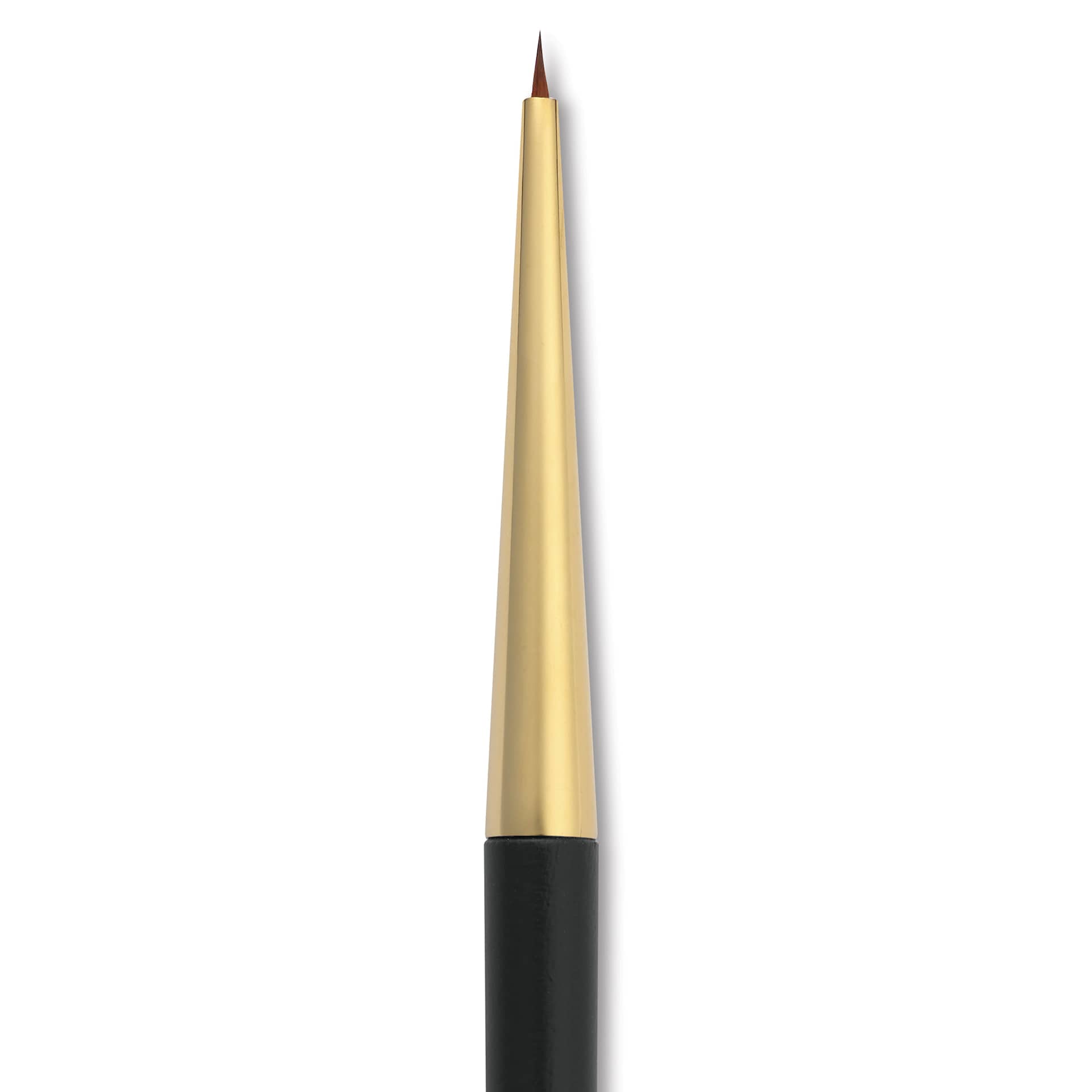 Isabey Isagold Synthetic Brush - Spotter, Short Handle, Size 2, close-up