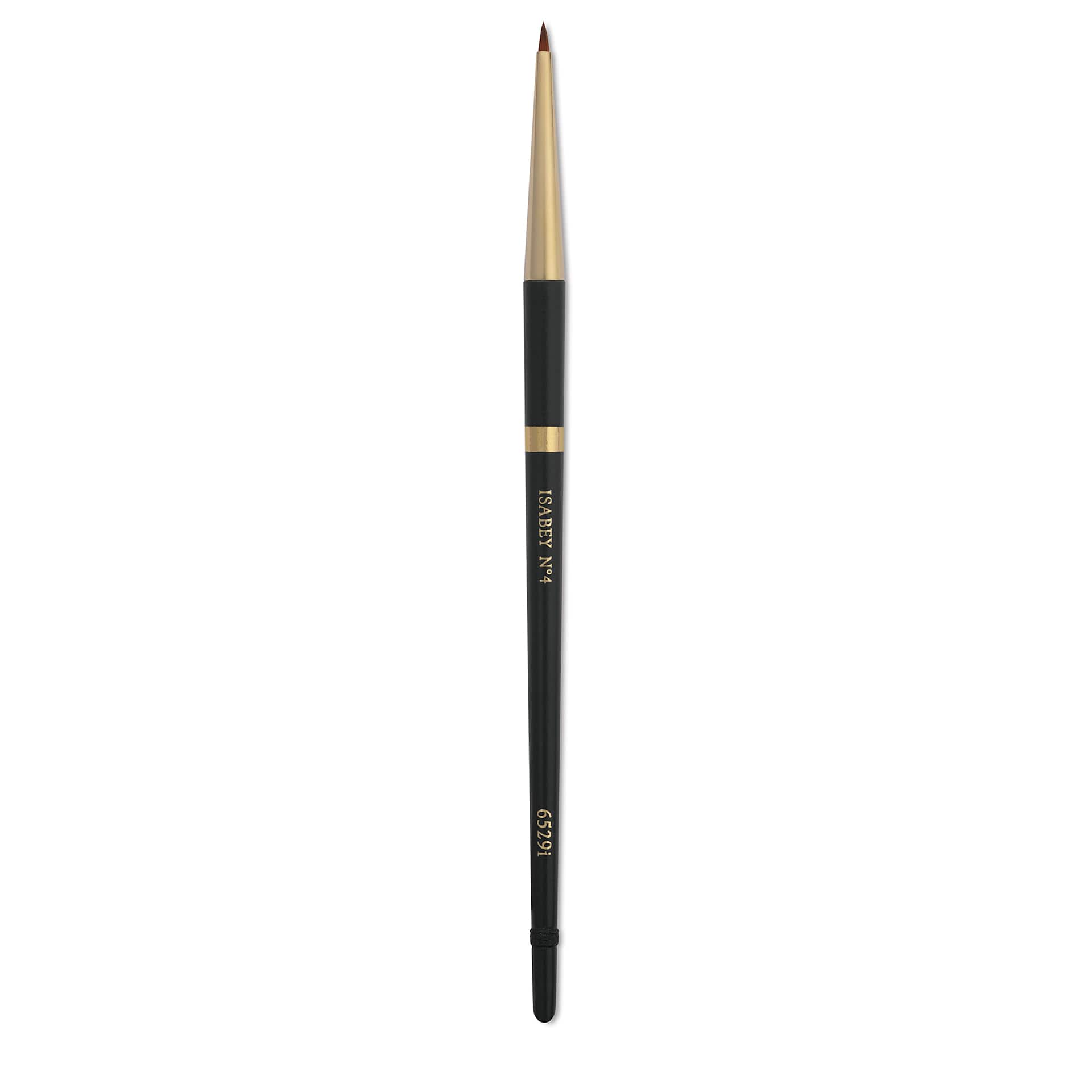 Isabey Isagold Synthetic Brush - Spotter, Short Handle, Size 4