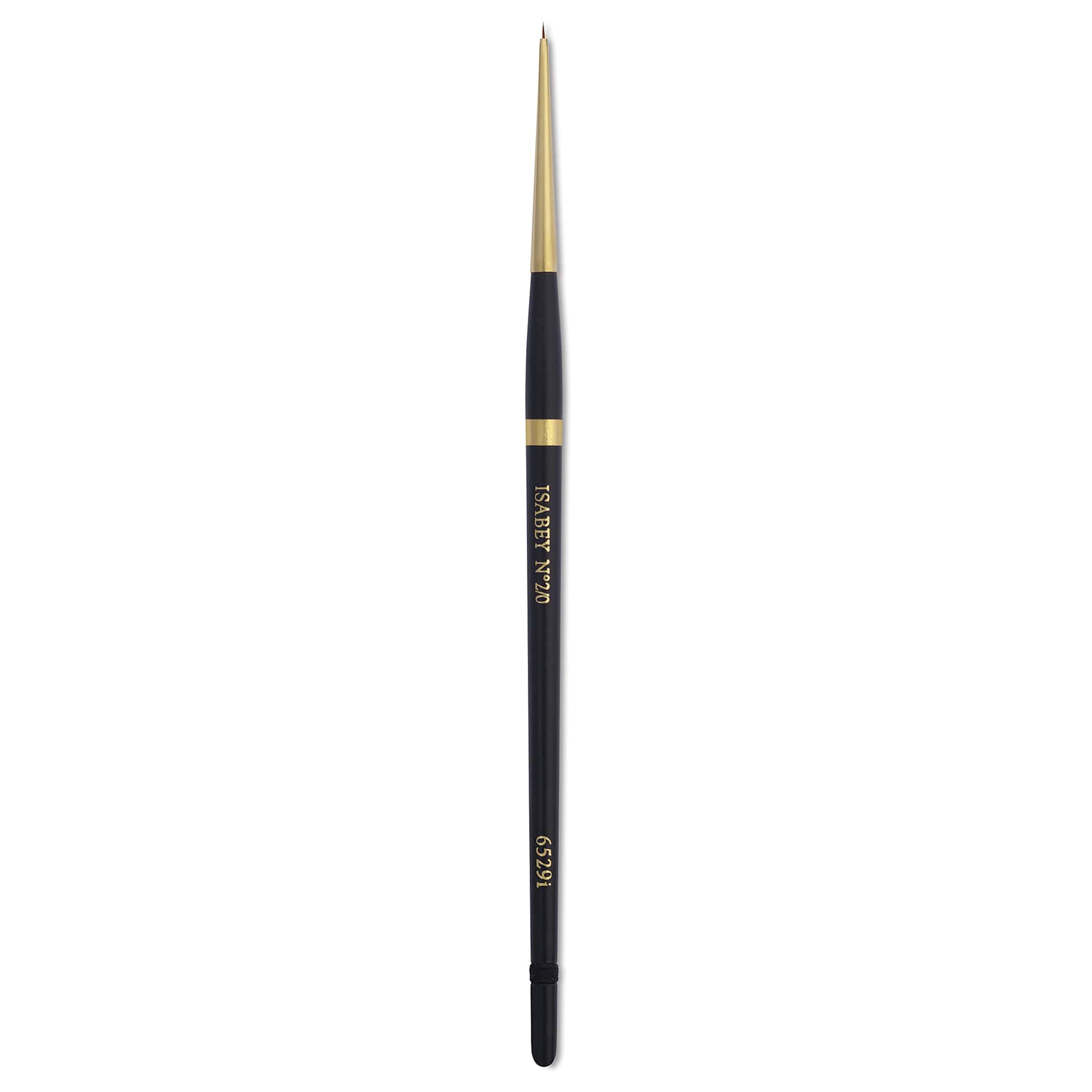 Isabey Isagold Synthetic Brush - Spotter, Short Handle, Size 2/0