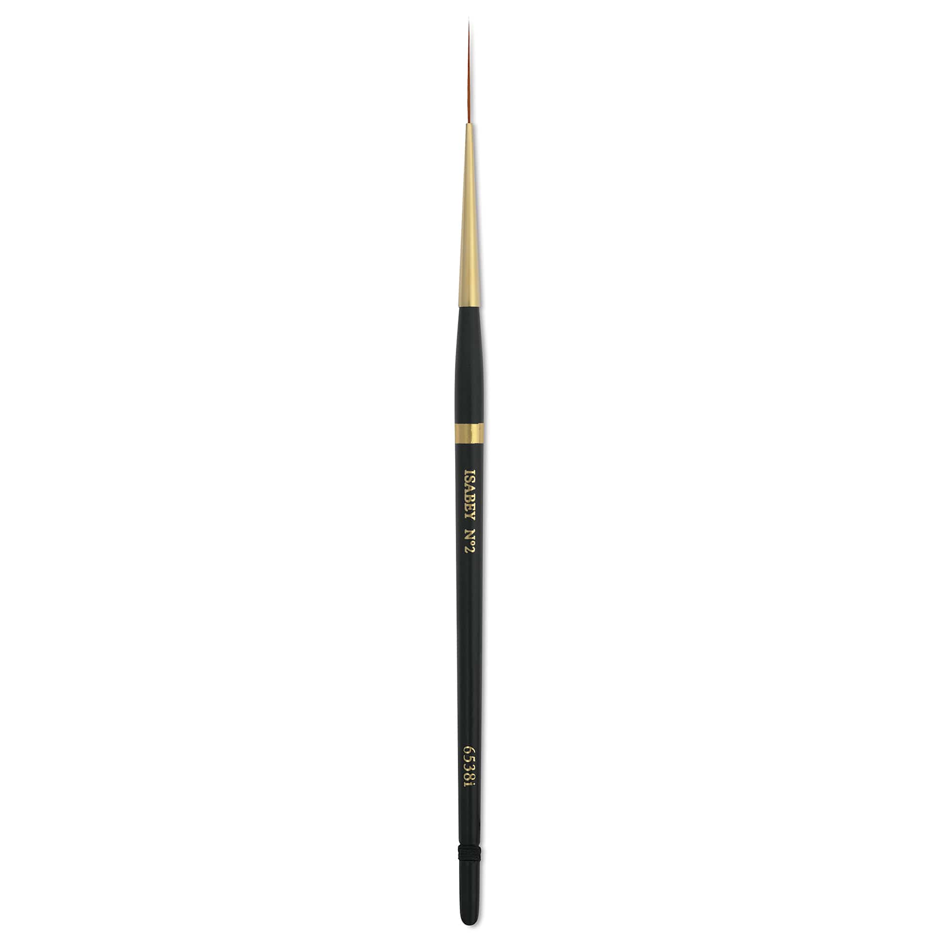 Isabey Isagold Synthetic Brush - Rigger, Short Handle, Size 2