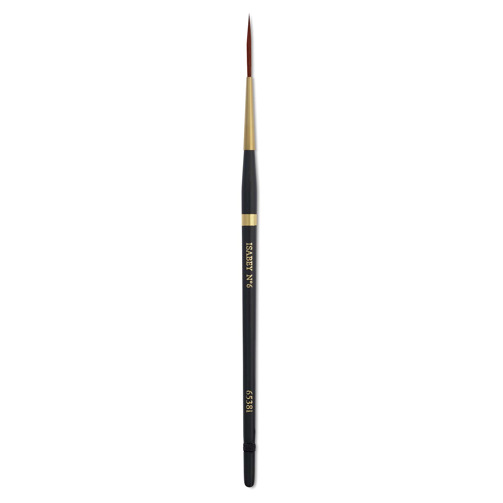 Isabey Isagold Synthetic Brush - Rigger, Short Handle, Size 6