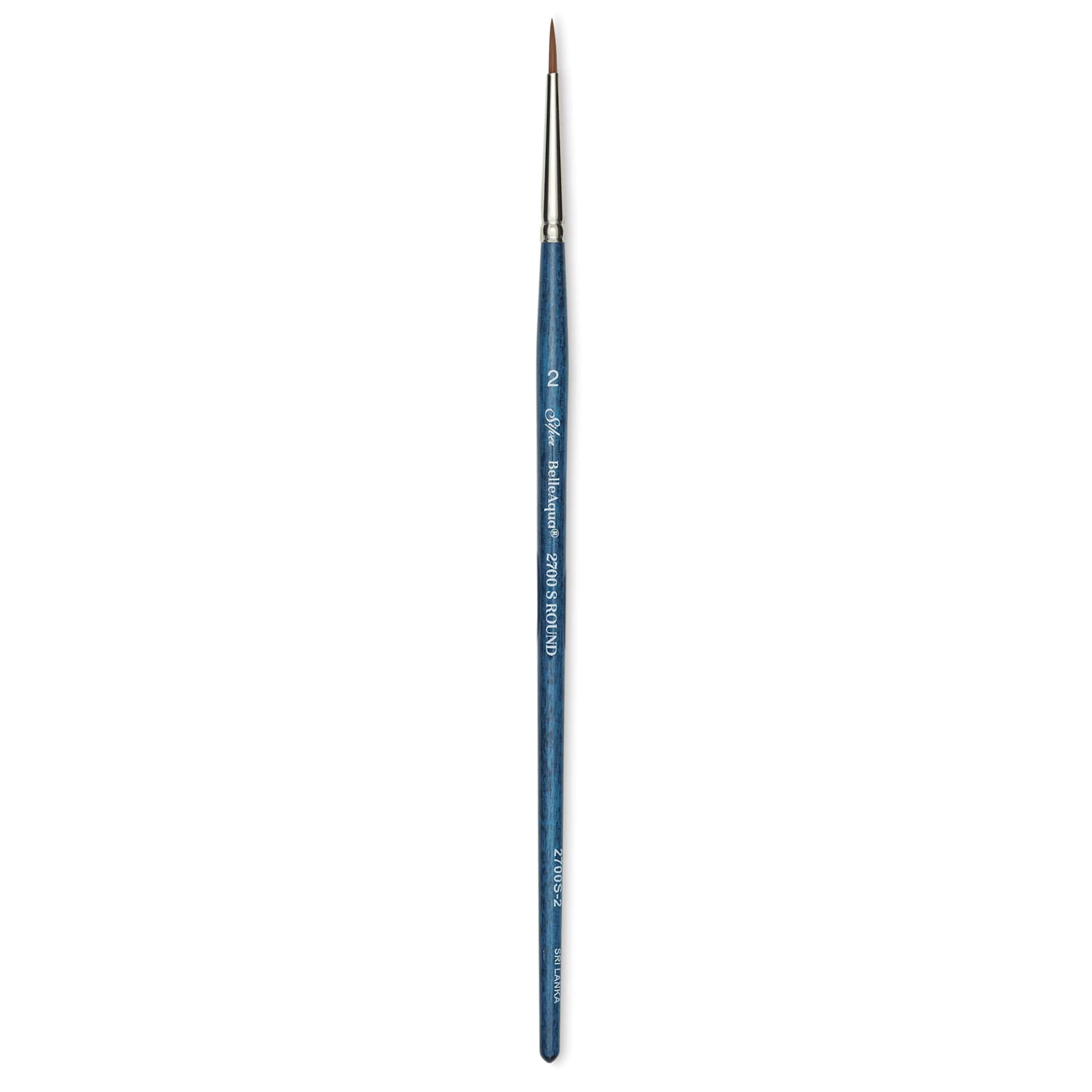 Silver Brush BelleAqua Brush - Round, Short Handle, Size 2