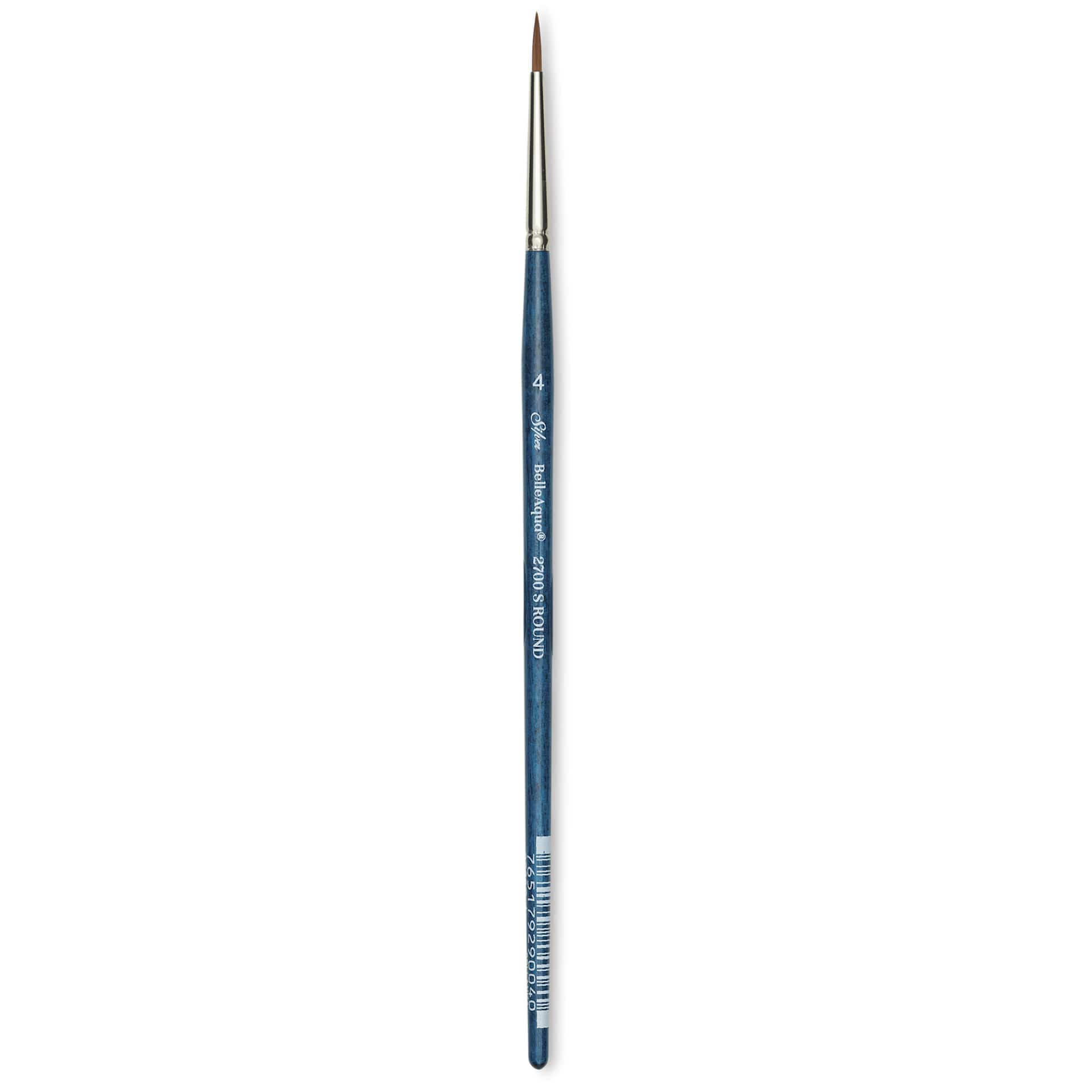 Silver Brush BelleAqua Brush - Round, Short Handle, Size 4