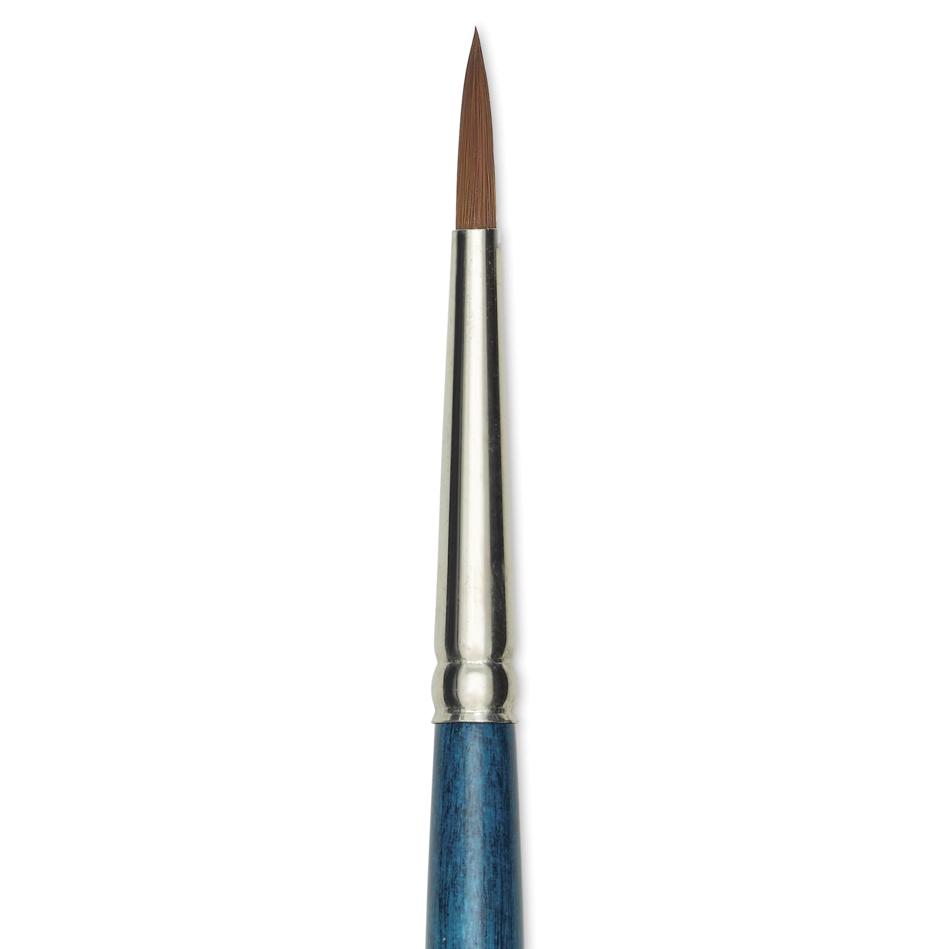 Silver Brush BelleAqua Brush - Round, Short Handle, Size 8, close-up