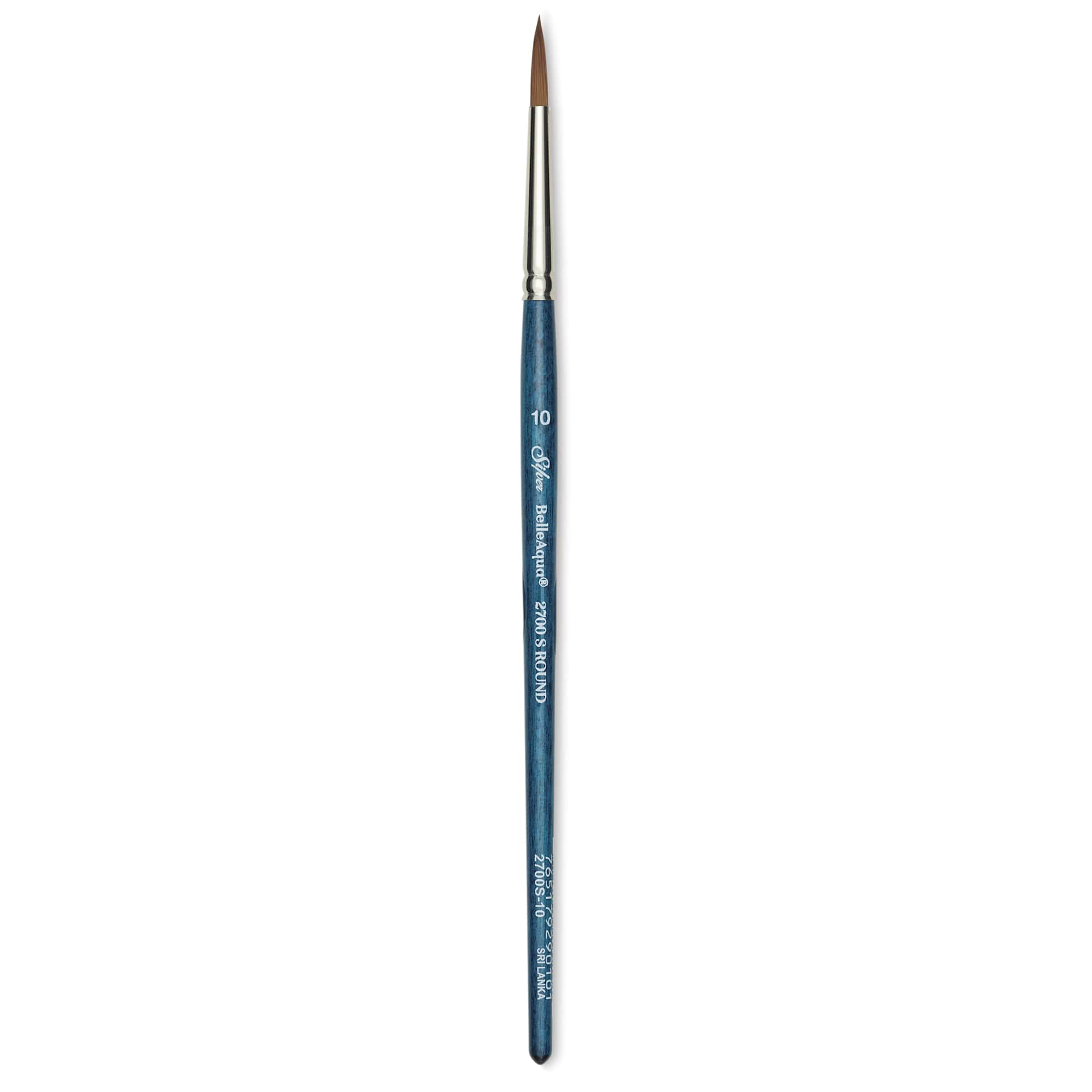 Silver Brush BelleAqua Brush - Round, Short Handle, Size 10