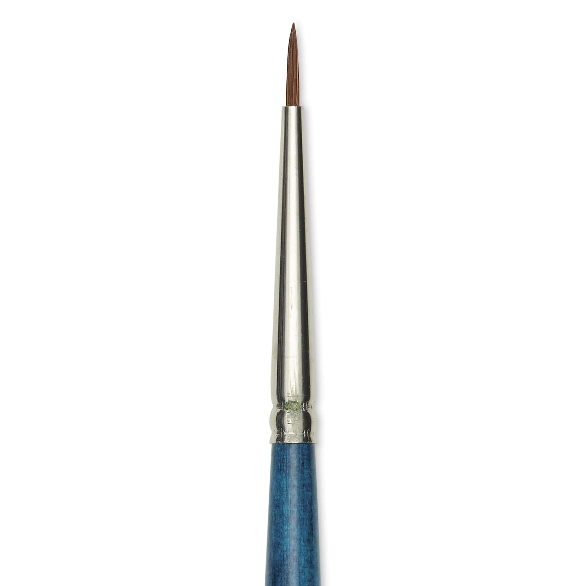 Silver Brush BelleAqua Brush - Round, Short Handle, Size 2/0, close-up