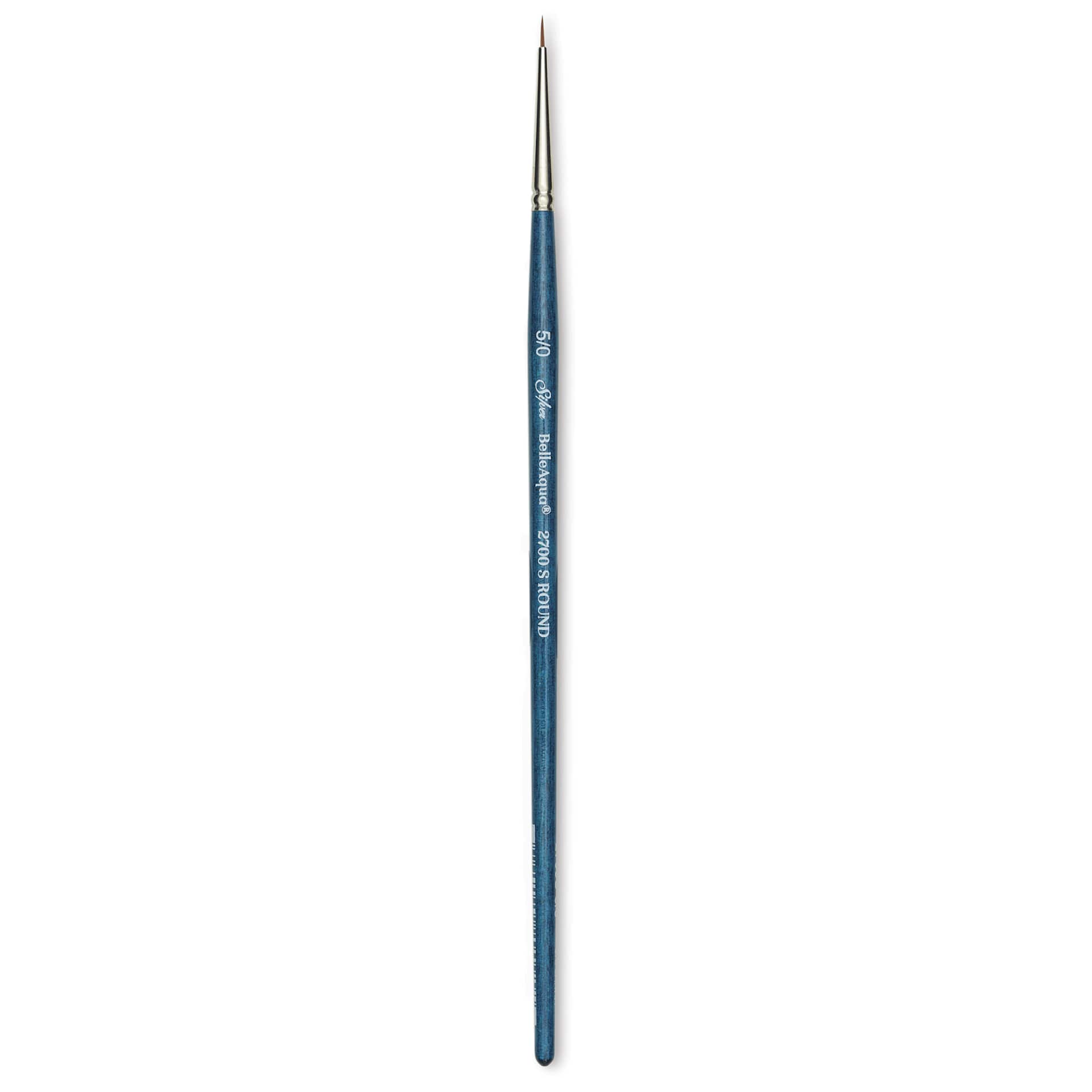 Silver Brush BelleAqua Brush - Round, Short Handle, Size 5/0