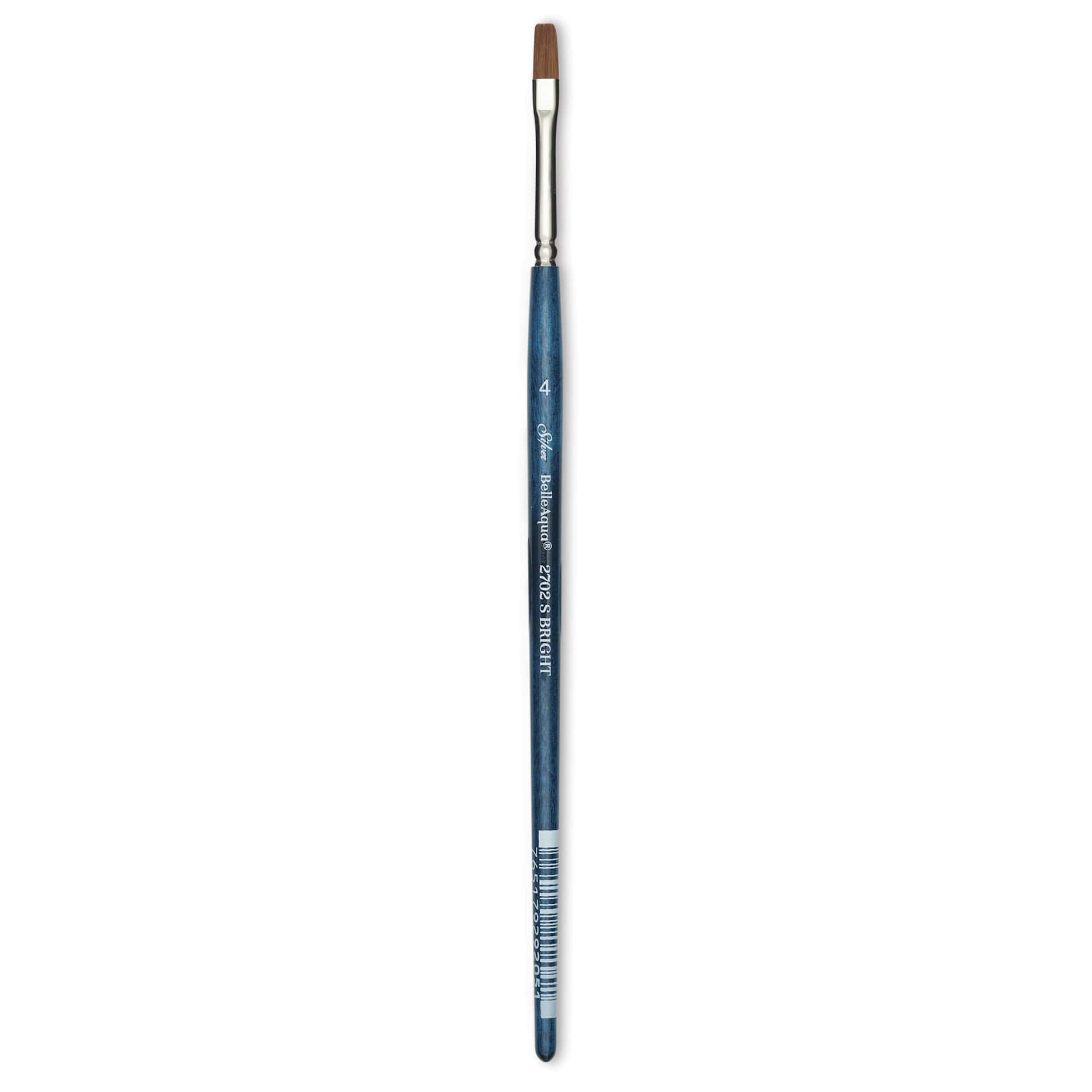 Silver Brush BelleAqua Brush - Bright, Short Handle, Size 4