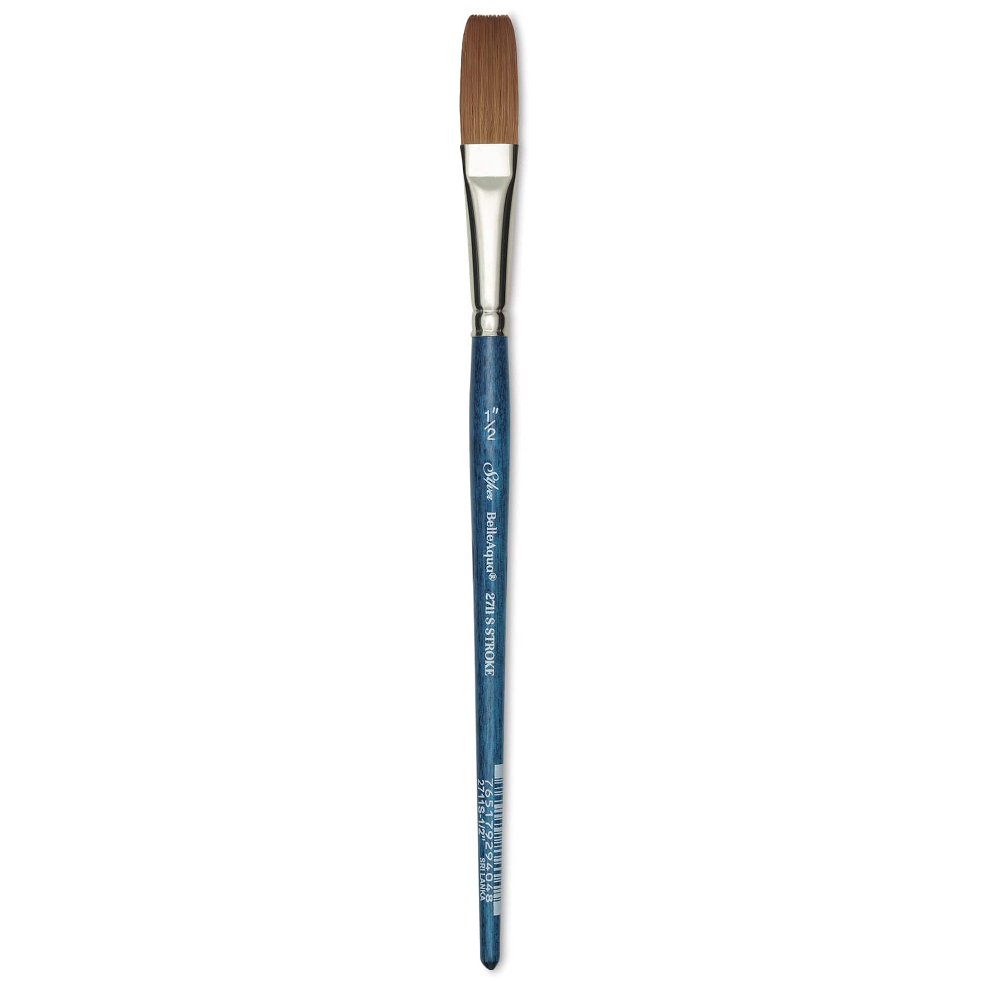 Silver Brush BelleAqua Brush - Stroke, Short Handle, Size 1/2"