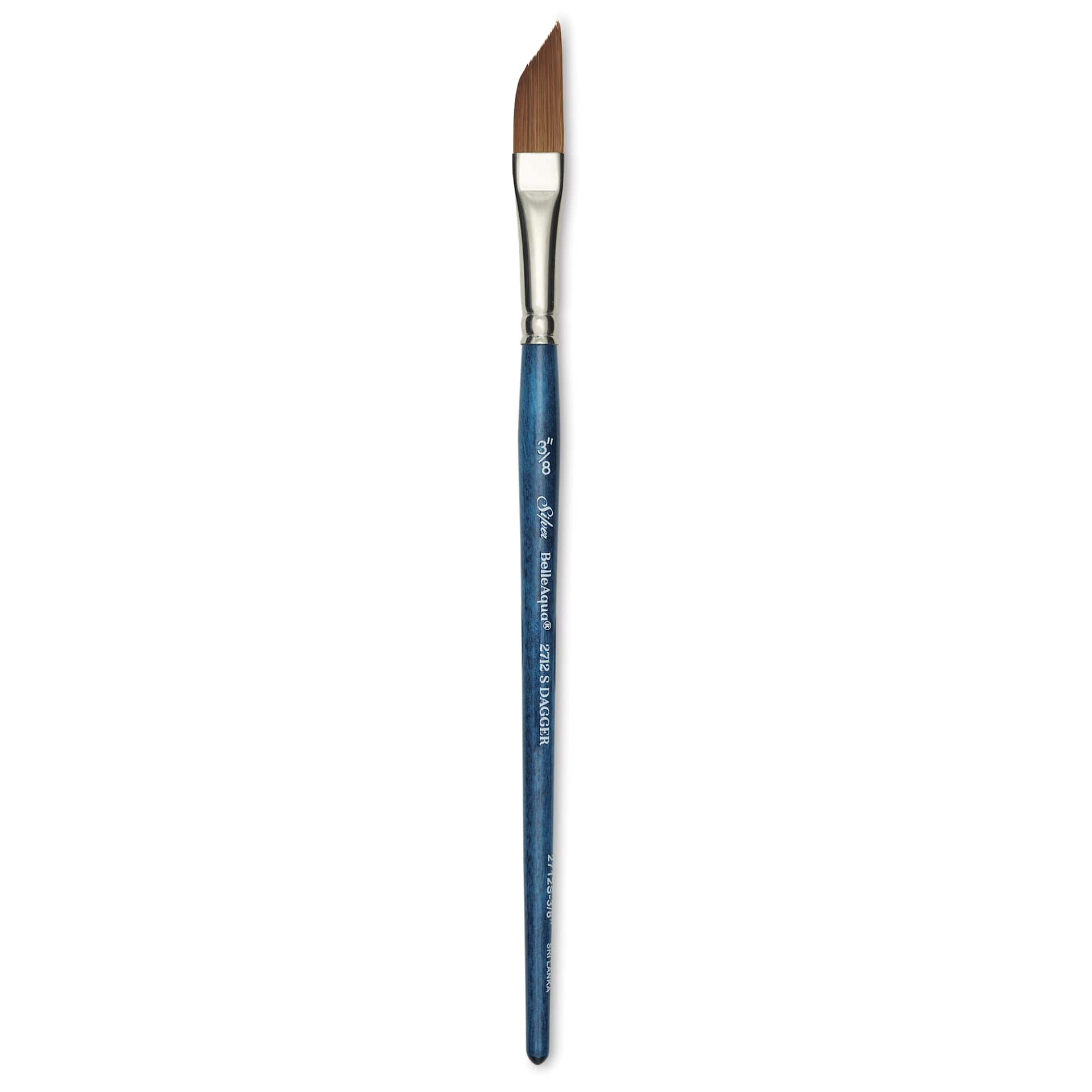 Silver Brush BelleAqua Brush - Dagger, Short Handle, Size 3/8"