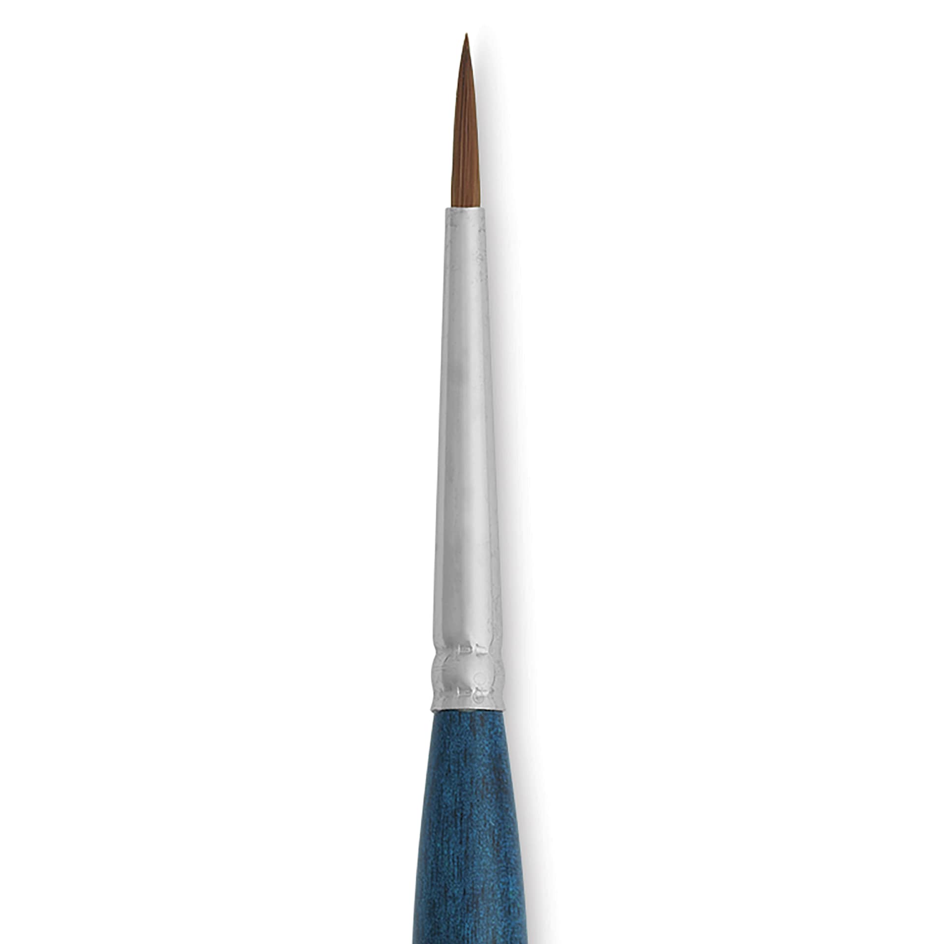 Silver Brush BelleAqua Travel Brush - Round, Short Handle, Size 4, close-up