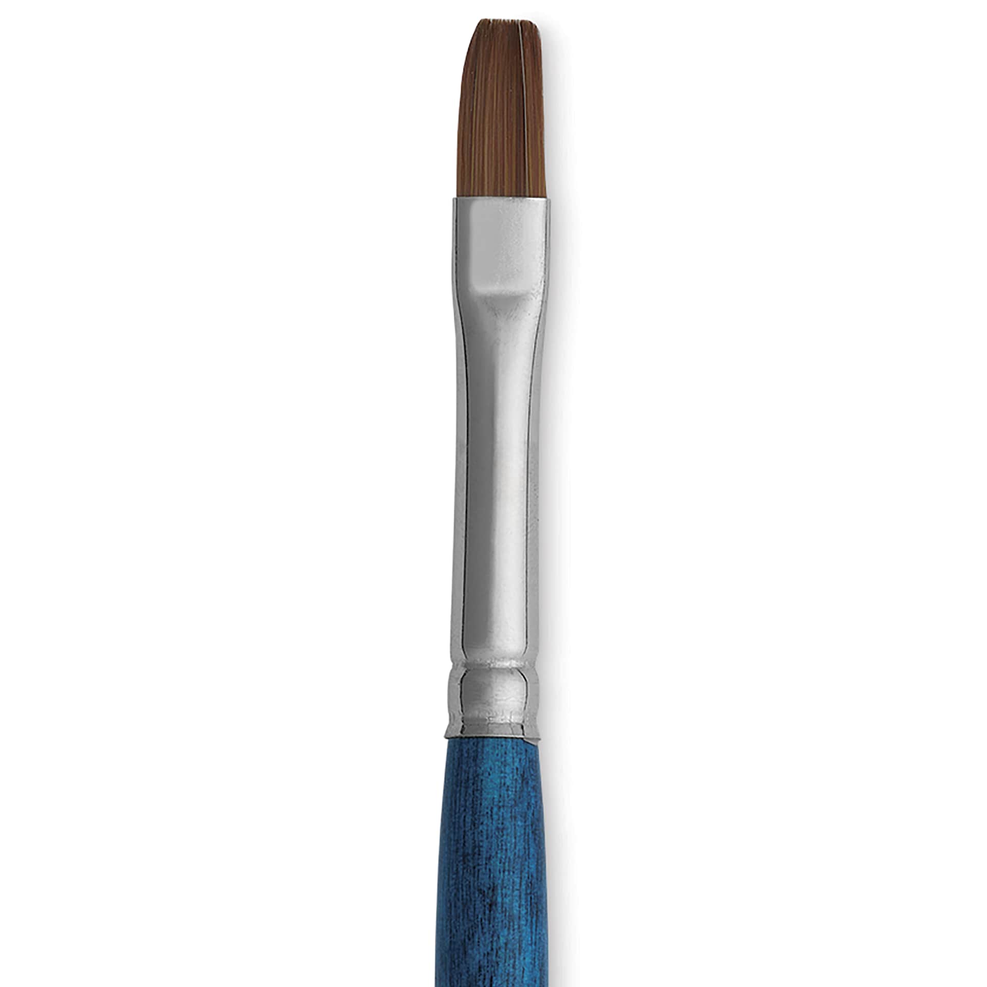 Silver Brush BelleAqua Travel Brush - Bright, Short Handle, Size 6, close-up
