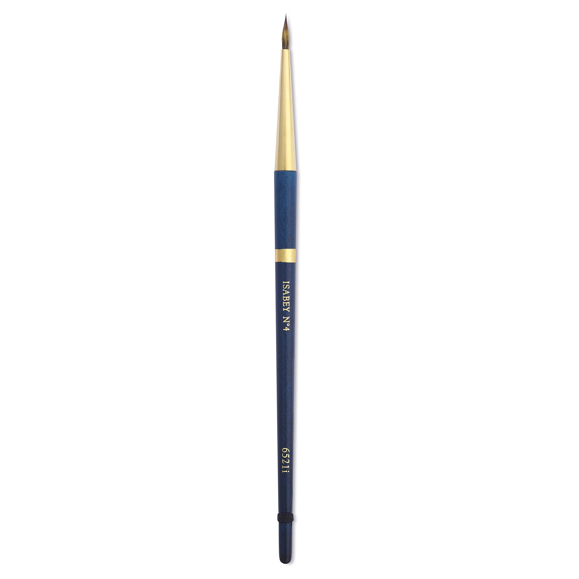 Isabey Isacolor Synthetic Brush - Round, Short Handle, Size 4