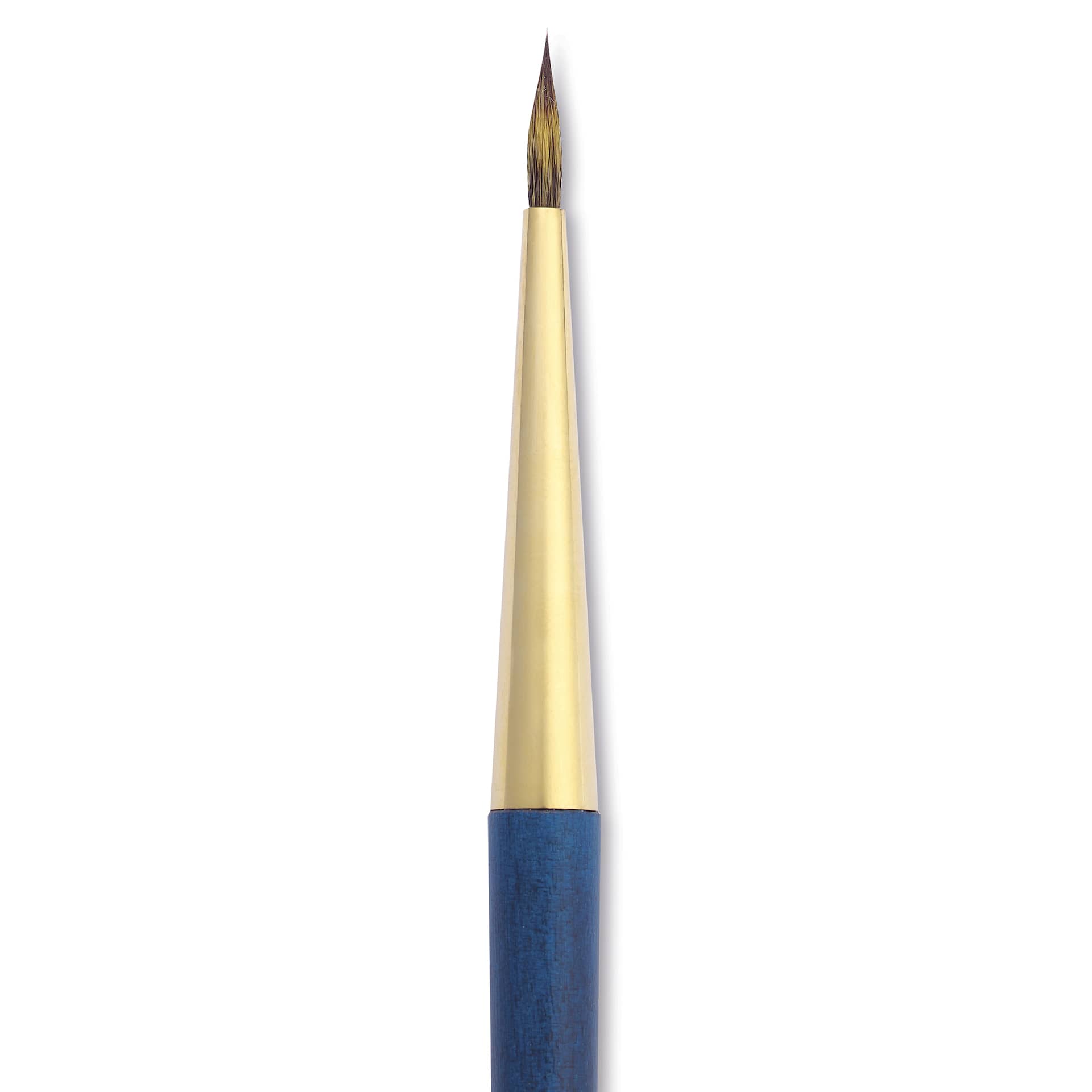 Isabey Isacolor Synthetic Brush - Round, Short Handle, Size 4, close-up