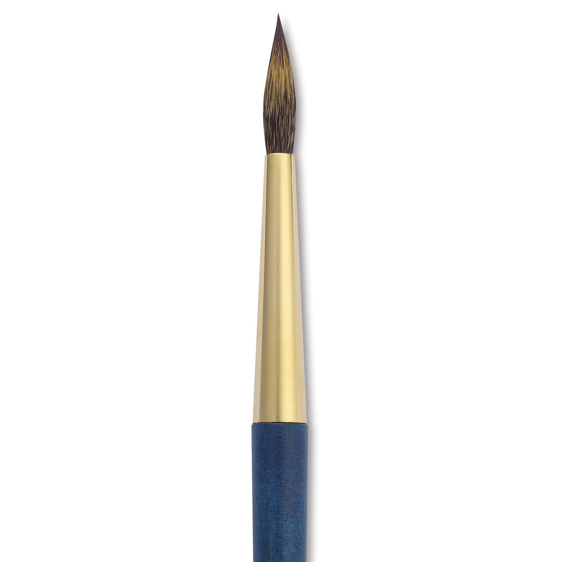 Isabey Isacolor Synthetic Brush - Round, Short Handle, Size 8, close-up