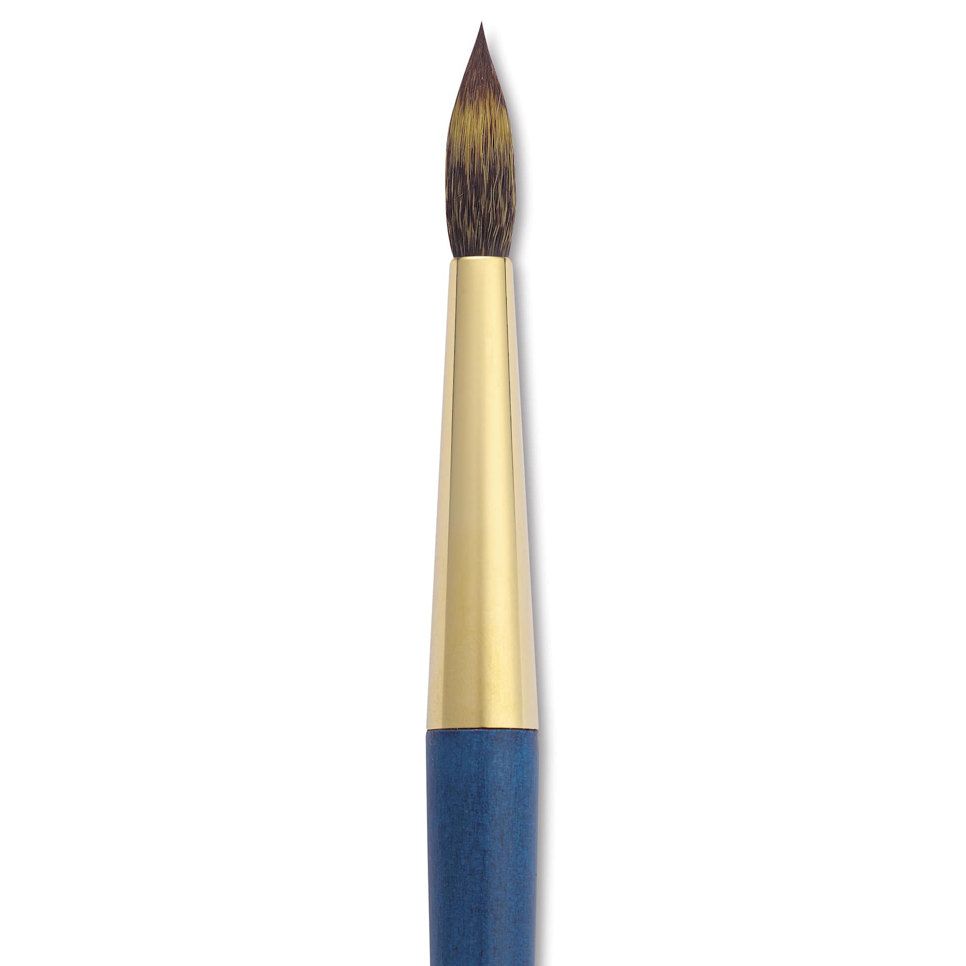 Isabey Isacolor Synthetic Brush - Round, Short Handle, Size 10, close-up