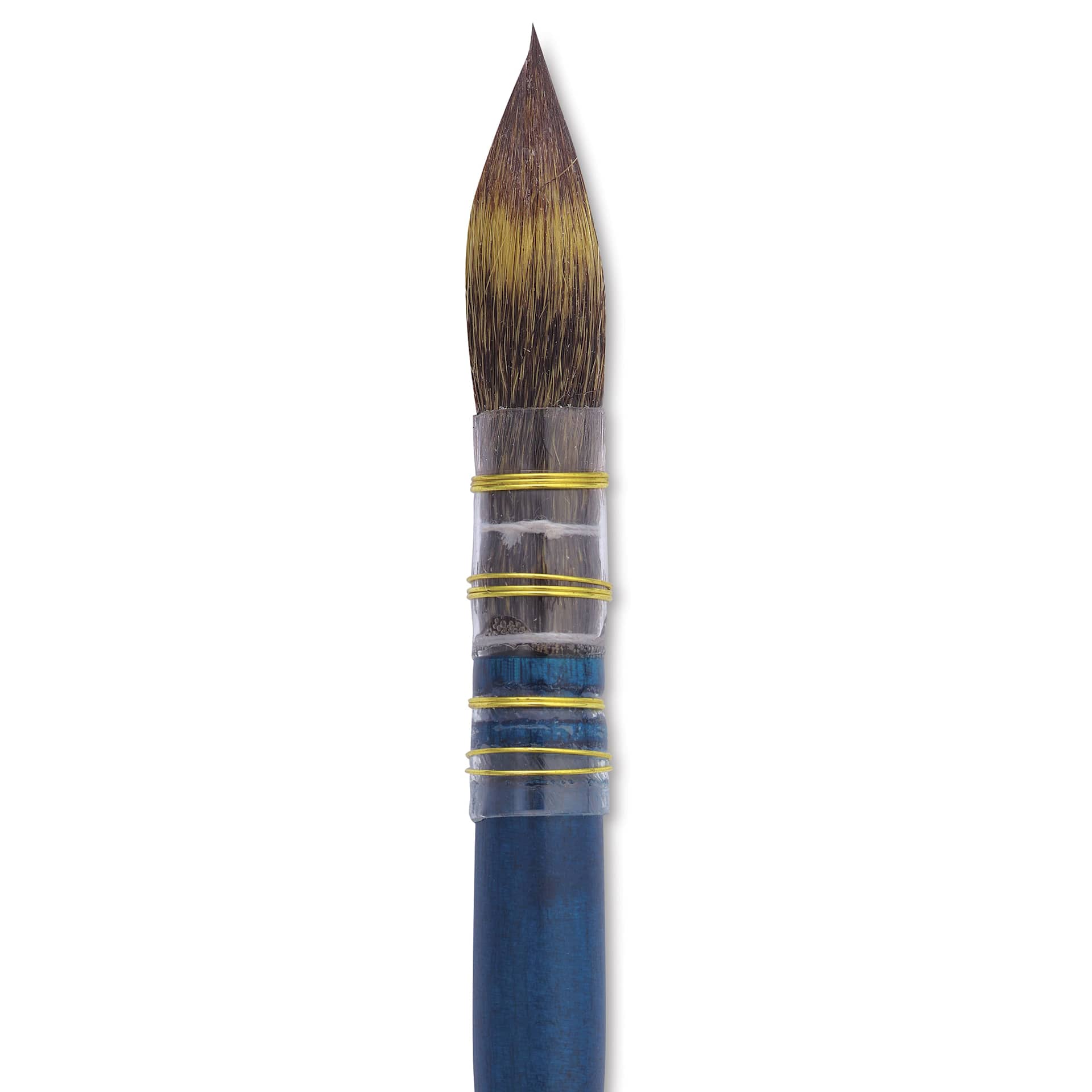 Isabey Isacolor Synthetic Brush - Quill Mop, Short Handle, Size 2, close-up