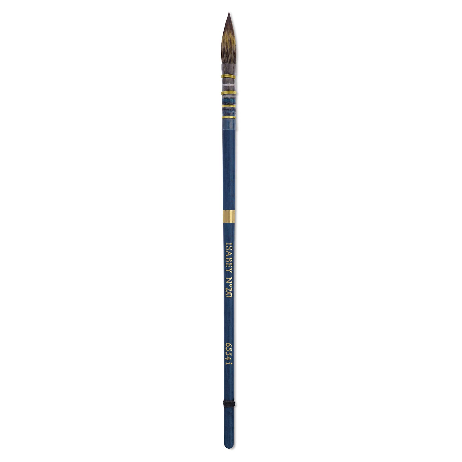 Isabey Isacolor Synthetic Brush - Quill Mop, Short Handle, Size 2/0