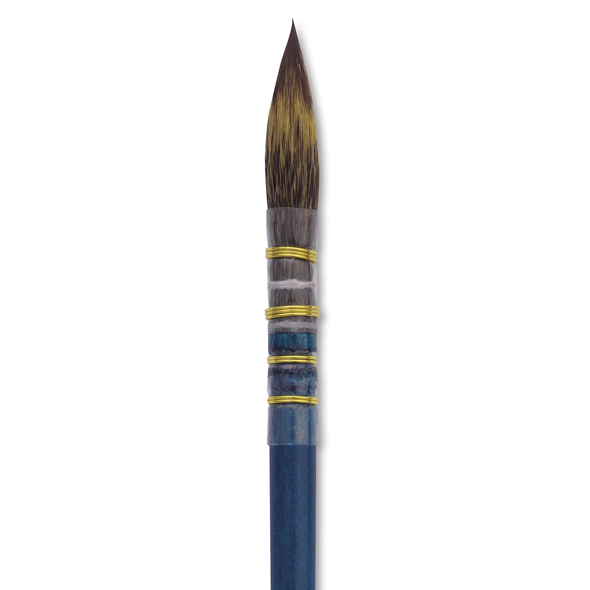 Isabey Isacolor Synthetic Brush - Quill Mop, Short Handle, Size 2/0, close-up