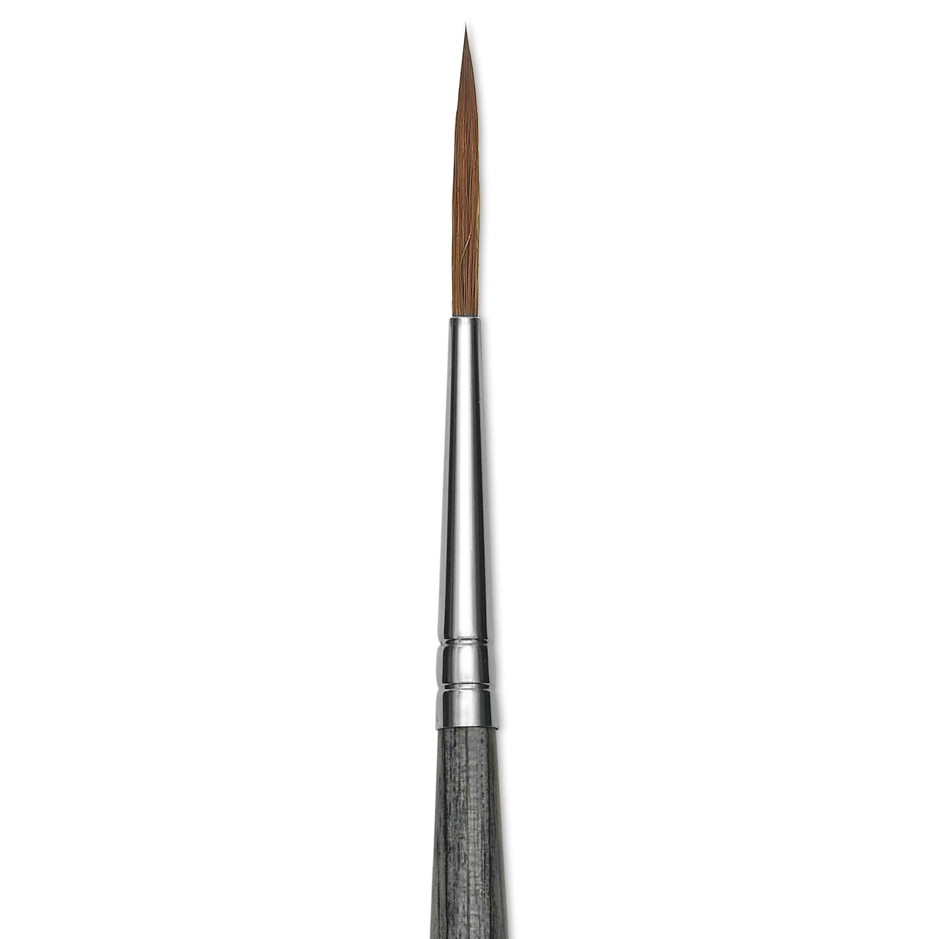 Da Vinci Colineo Synthetic Kolinsky Sable Brush - Rigger, Size 4, Long Handle, close-up