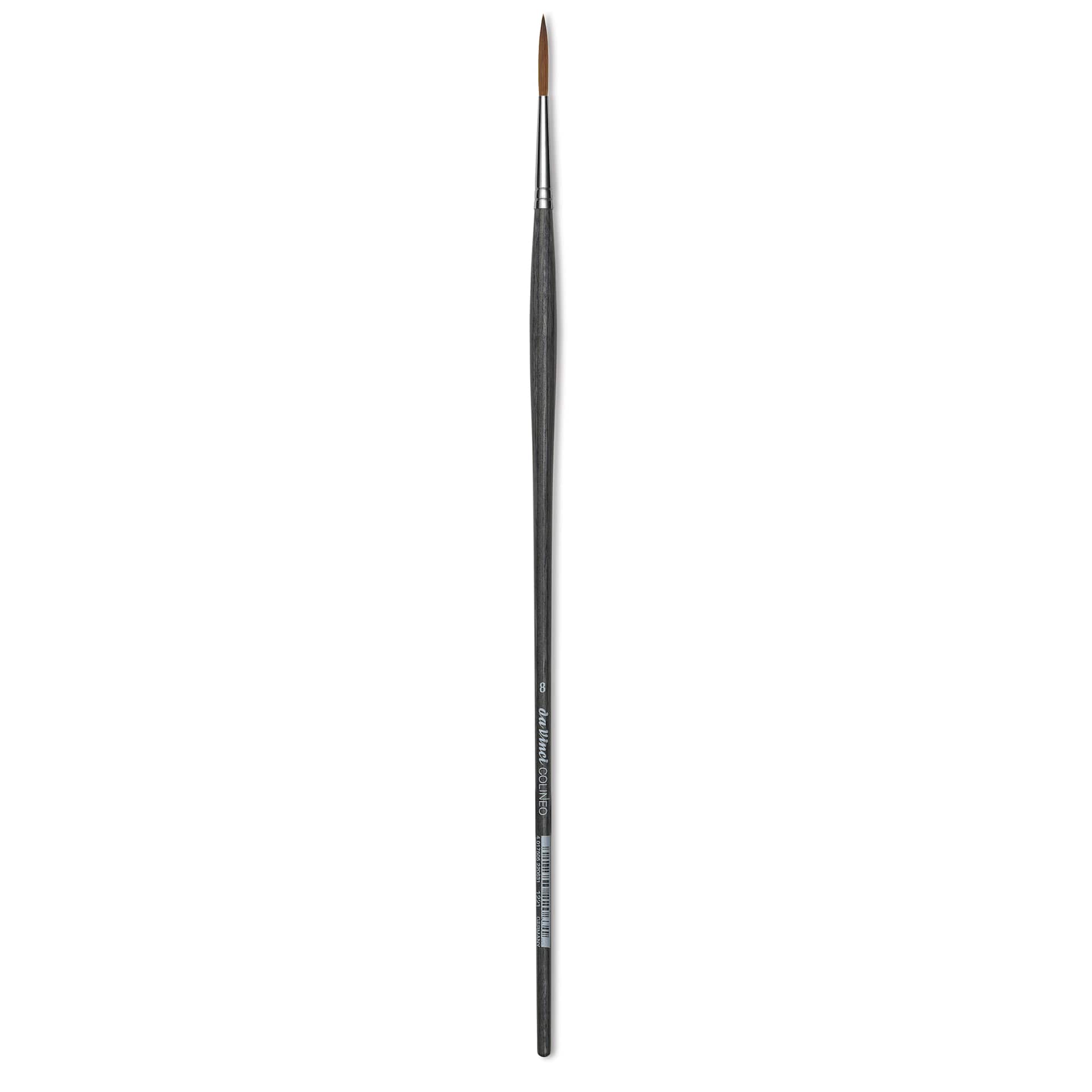 Da Vinci Colineo Synthetic Kolinsky Sable Brush - Rigger, Size 8, Long Handle