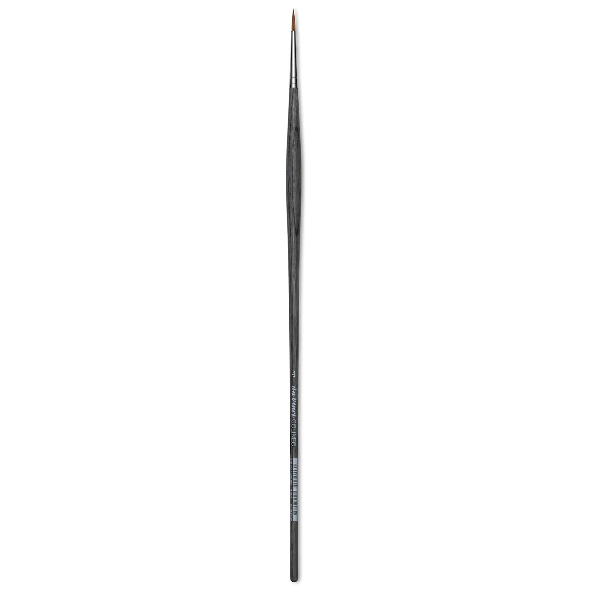 Da Vinci Colineo Synthetic Kolinsky Sable Brush - Round, Size 4, Long Handle