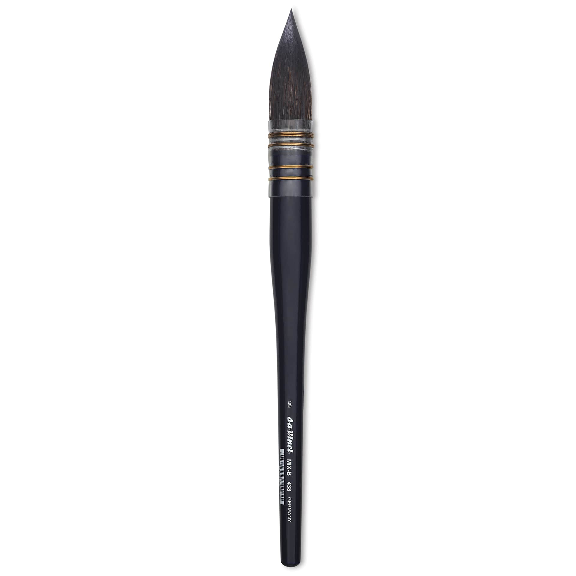 Da Vinci Cosmotop Sable Mix B Brush - Round Wash, Short Handle, Size 8