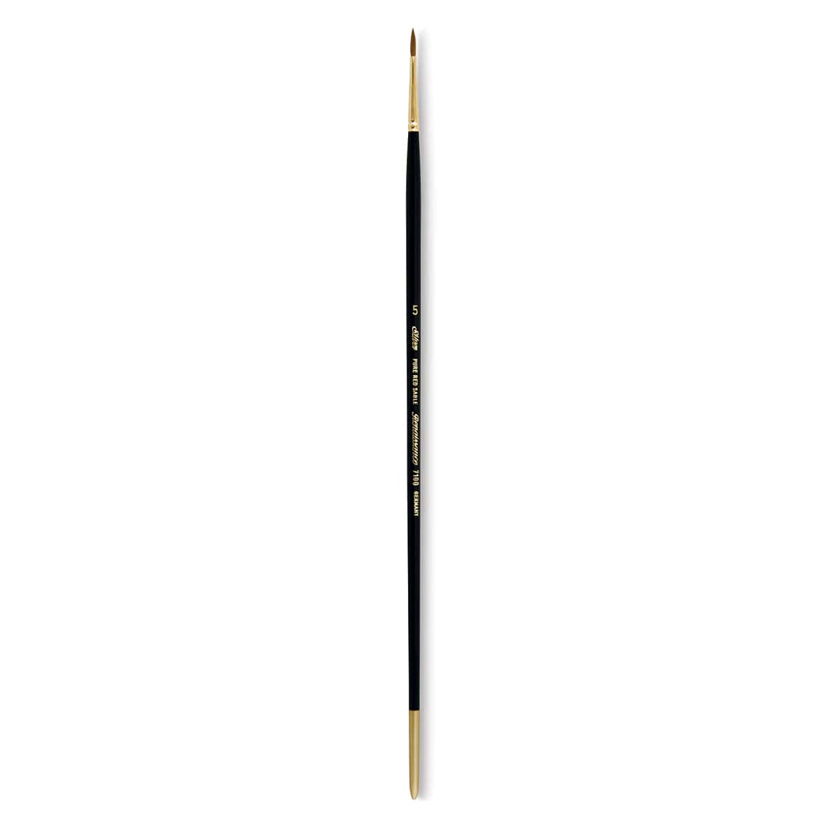Silver Brush Renaissance Red Sable Brush - Round, Long Handle, Size 5