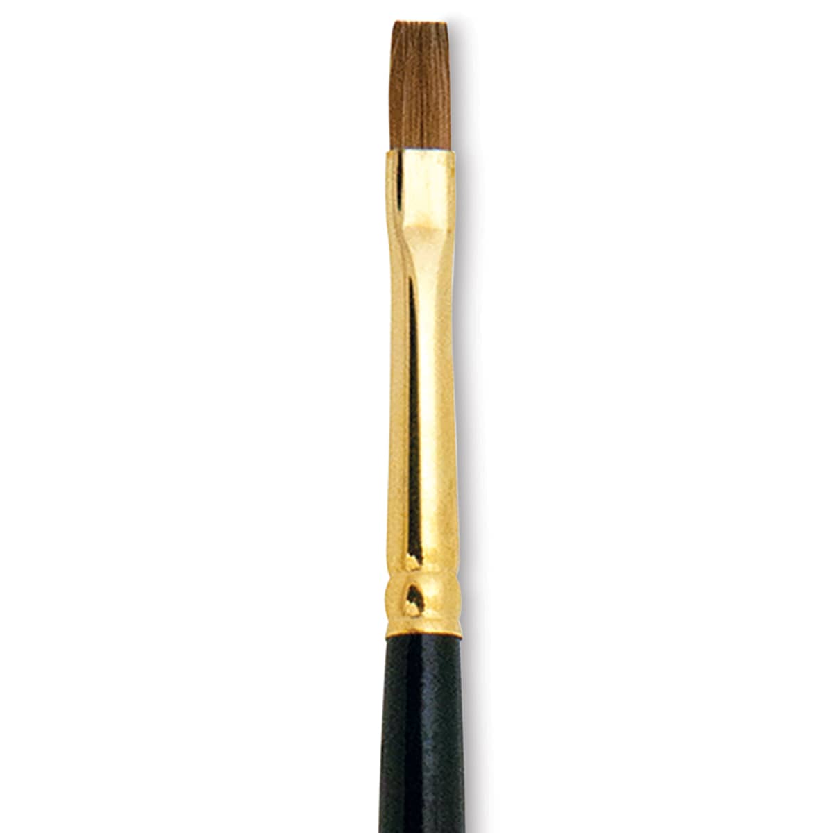 Silver Brush Renaissance Red Sable Brush - Bright, Long Handle, Size 4 close up