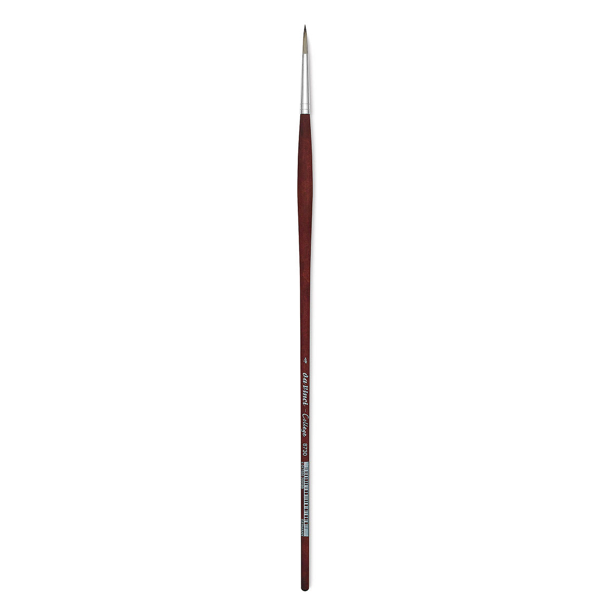 Da Vinci College Synthetic Brush - Round, Long Handle, Size 4