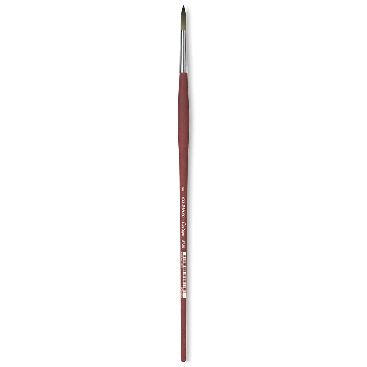 Da Vinci College Synthetic Brush - Round, Long Handle, Size 8