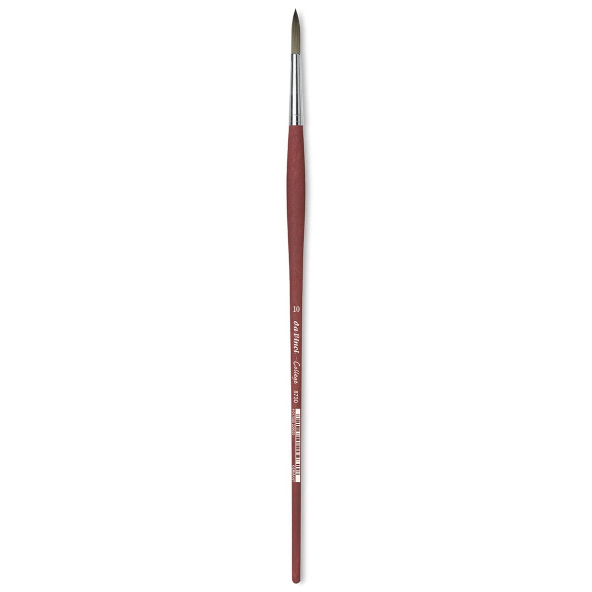 Da Vinci College Synthetic Brush - Round, Long Handle, Size 10