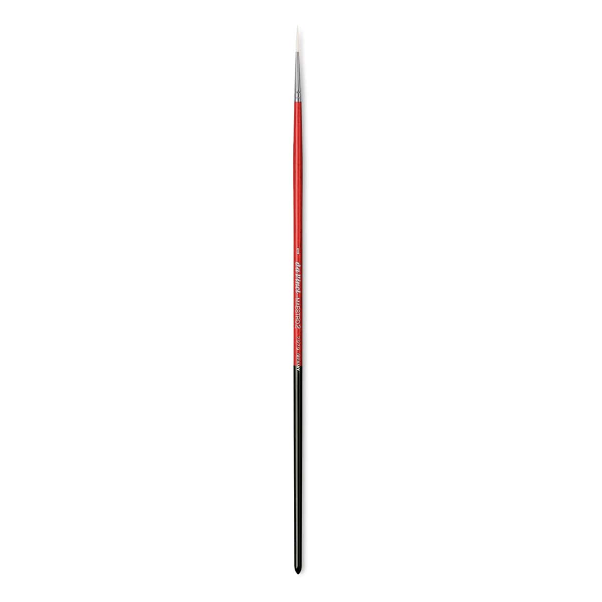 Da Vinci Maestro 2 Hog Bristle Brush - Long Round, Long Handle, Size 1
