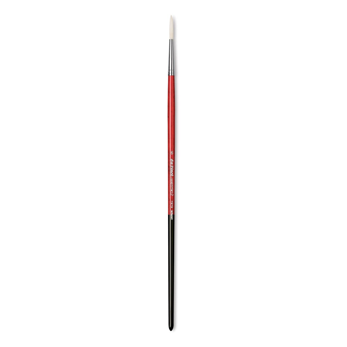 Da Vinci Maestro 2 Hog Bristle Brush - Long Round, Long Handle, Size 6