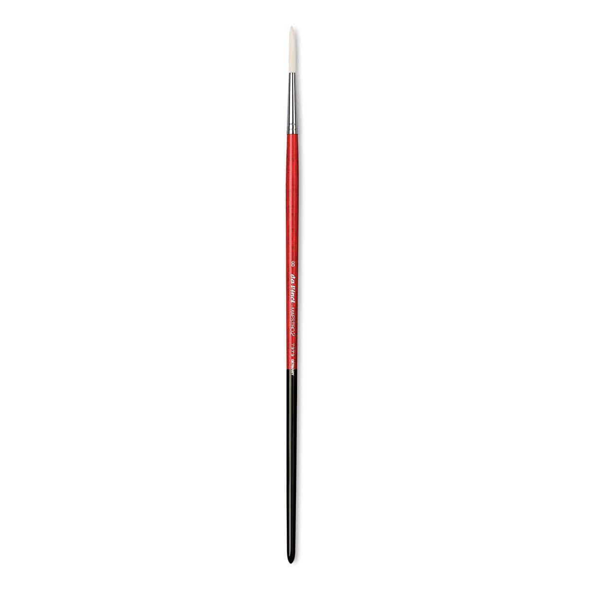 Da Vinci Maestro 2 Hog Bristle Brush - Long Round, Long Handle, Size 8
