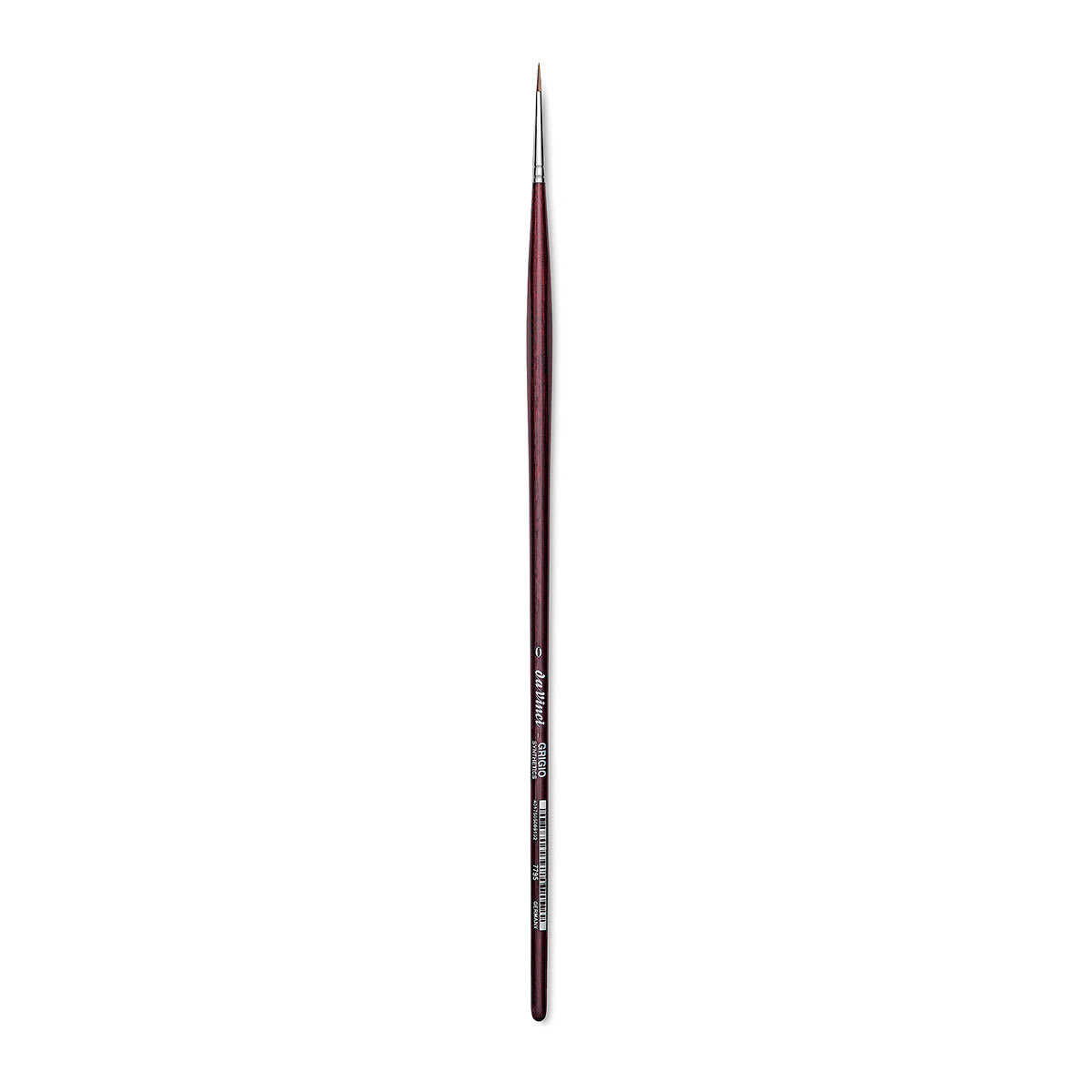 Da Vinci Grigio Synthetic Brush - Round, Long Handle, Size 0