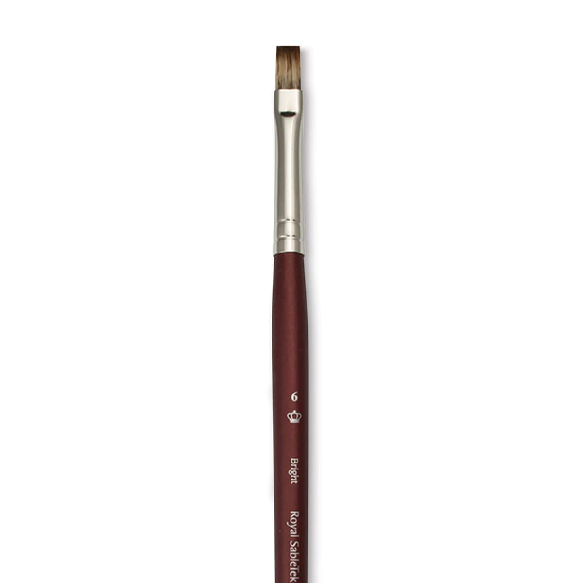 Royal & Langnickel SableTek Brush - Bright, Short Handle, Size 6